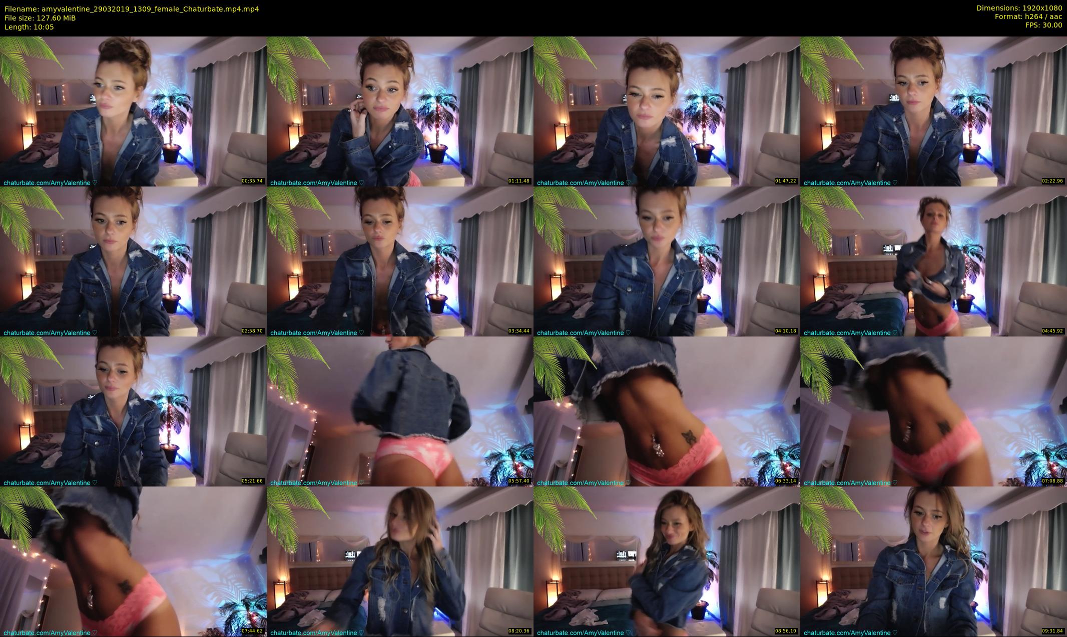 amyvalentine — 11 minute Chaturbate female cam show recording, 1080p, Mar 29, 2019