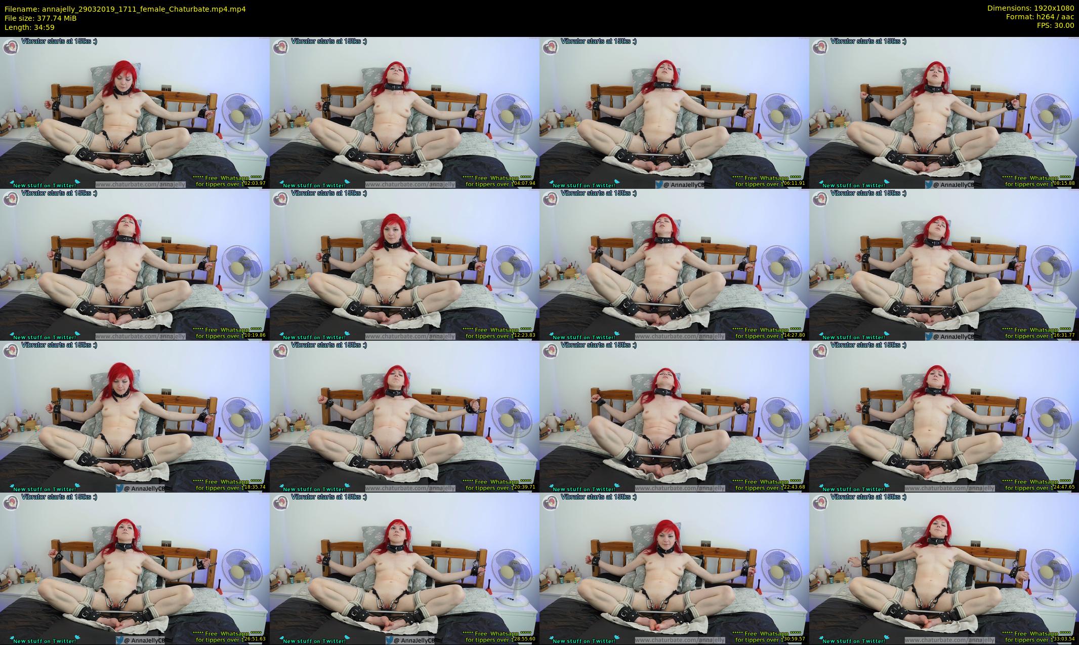 annajelly — 35 minute Chaturbate couple cam show recording, 1080p, Mar 29, 2019