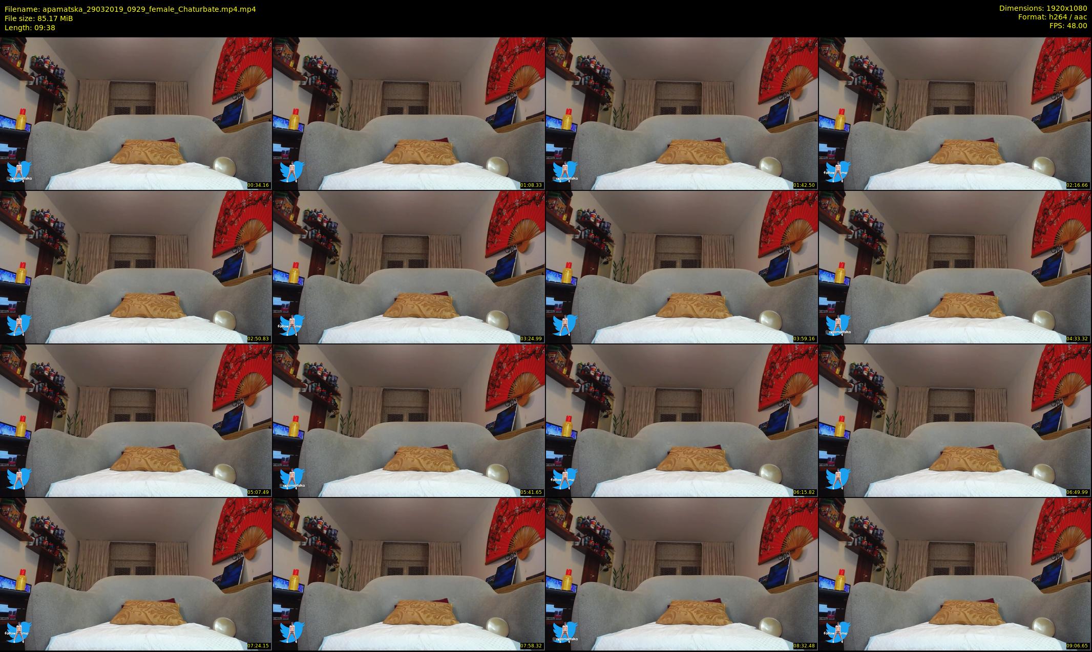 apamatska — 10 minute Chaturbate female cam show recording, 1080p, Mar 29, 2019