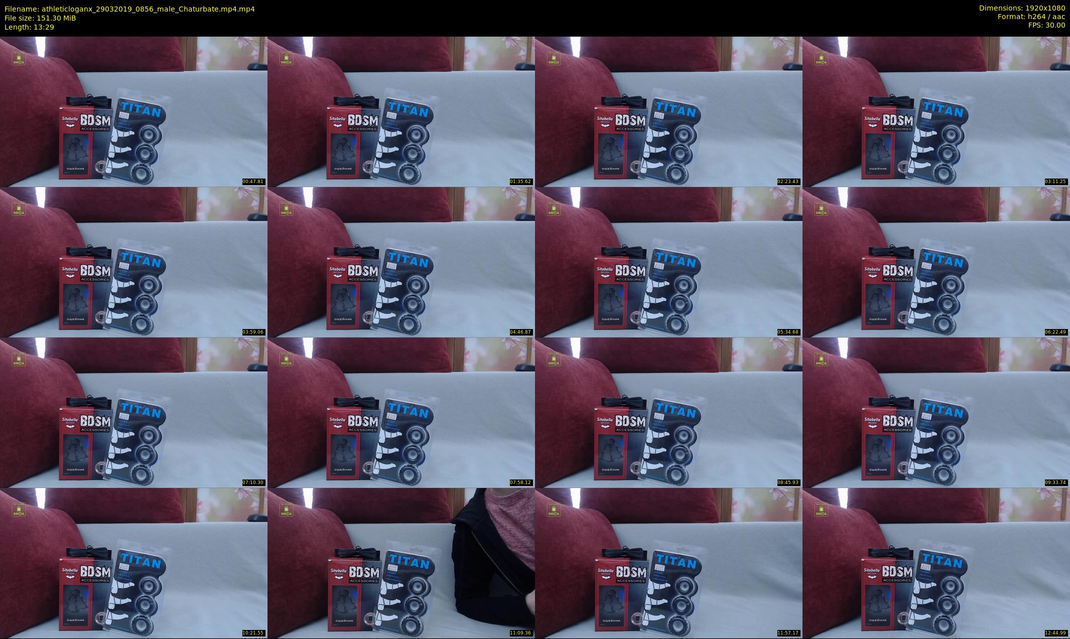 athleticloganx — 14 minute Chaturbate male cam show recording, 1080p, Mar 29, 2019