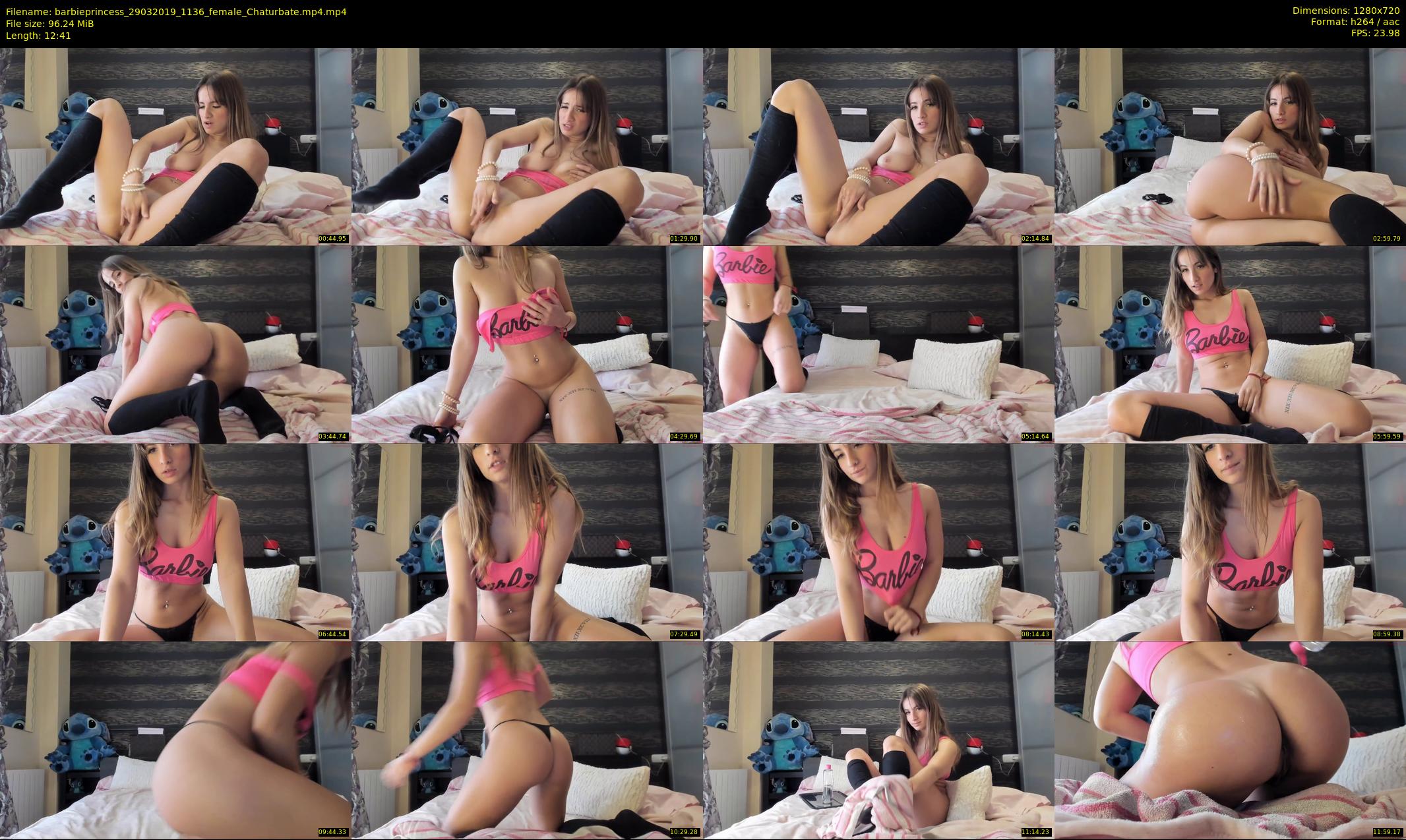 barbieprincess — 13 minute Chaturbate female cam show recording, 720p, Mar 29, 2019