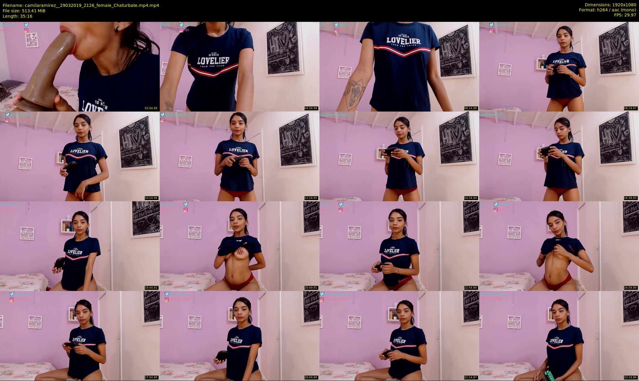 camilaramirez_ — 36 minute Chaturbate female cam show recording, 1080p, Mar 29, 2019