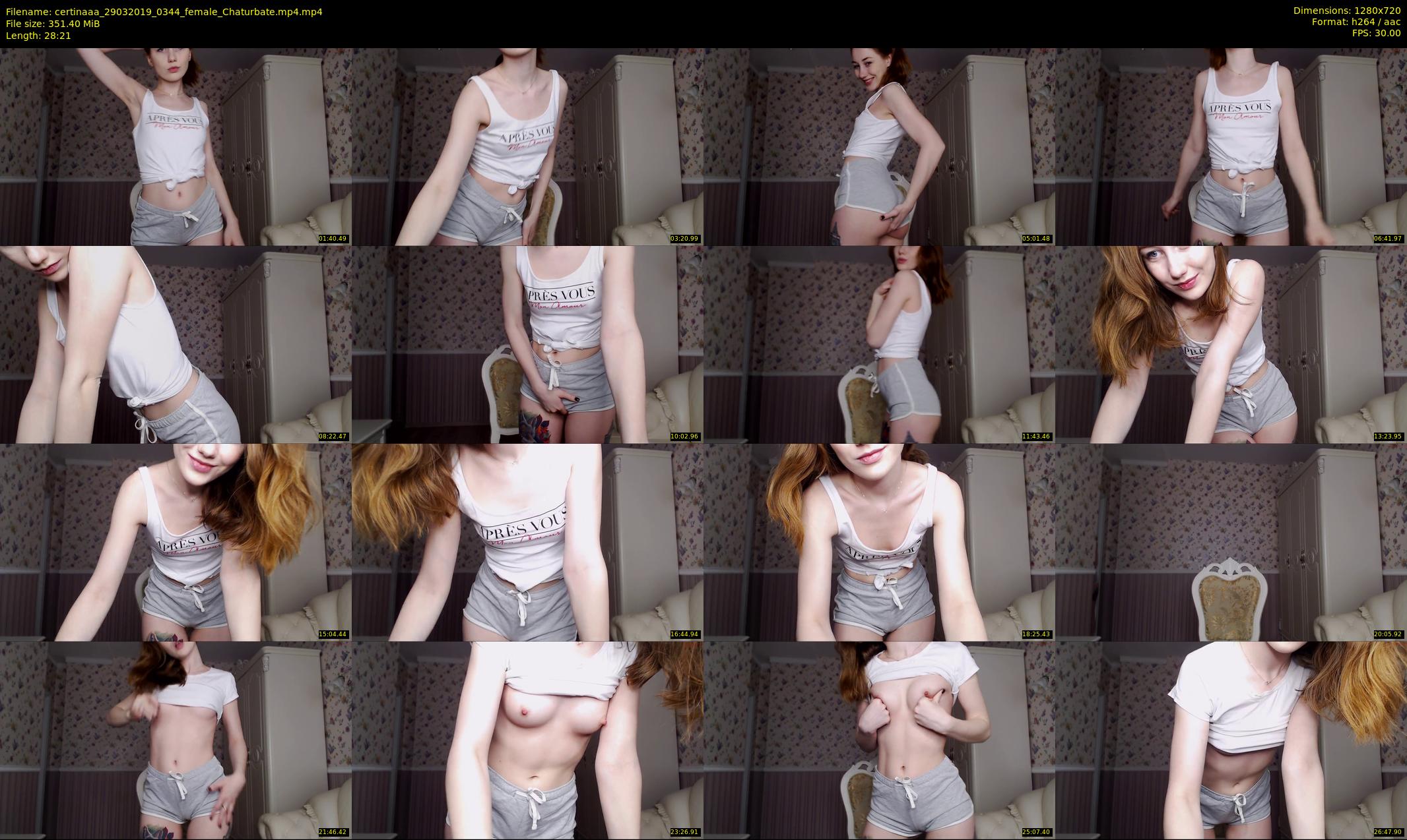 certinaaa — 29 minute Chaturbate female cam show recording, 720p, Mar 29, 2019