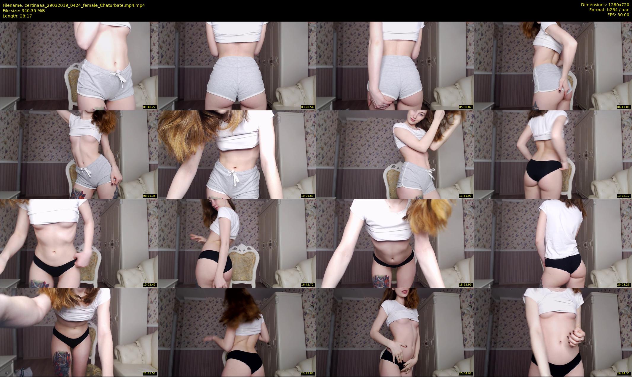 certinaaa — 29 minute Chaturbate female cam show recording, 720p, Mar 29, 2019