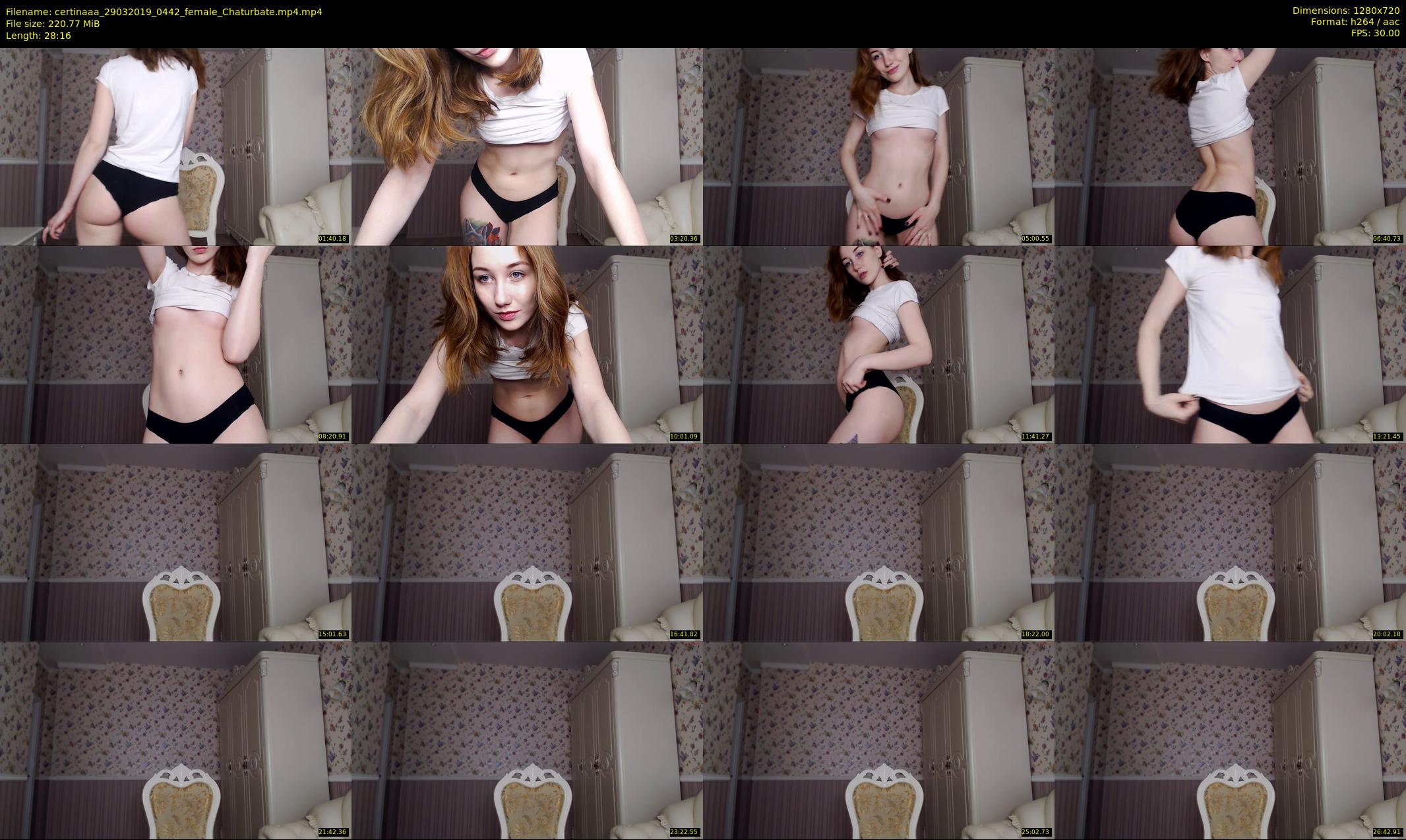 certinaaa — 29 minute Chaturbate female cam show recording, 720p, Mar 29, 2019