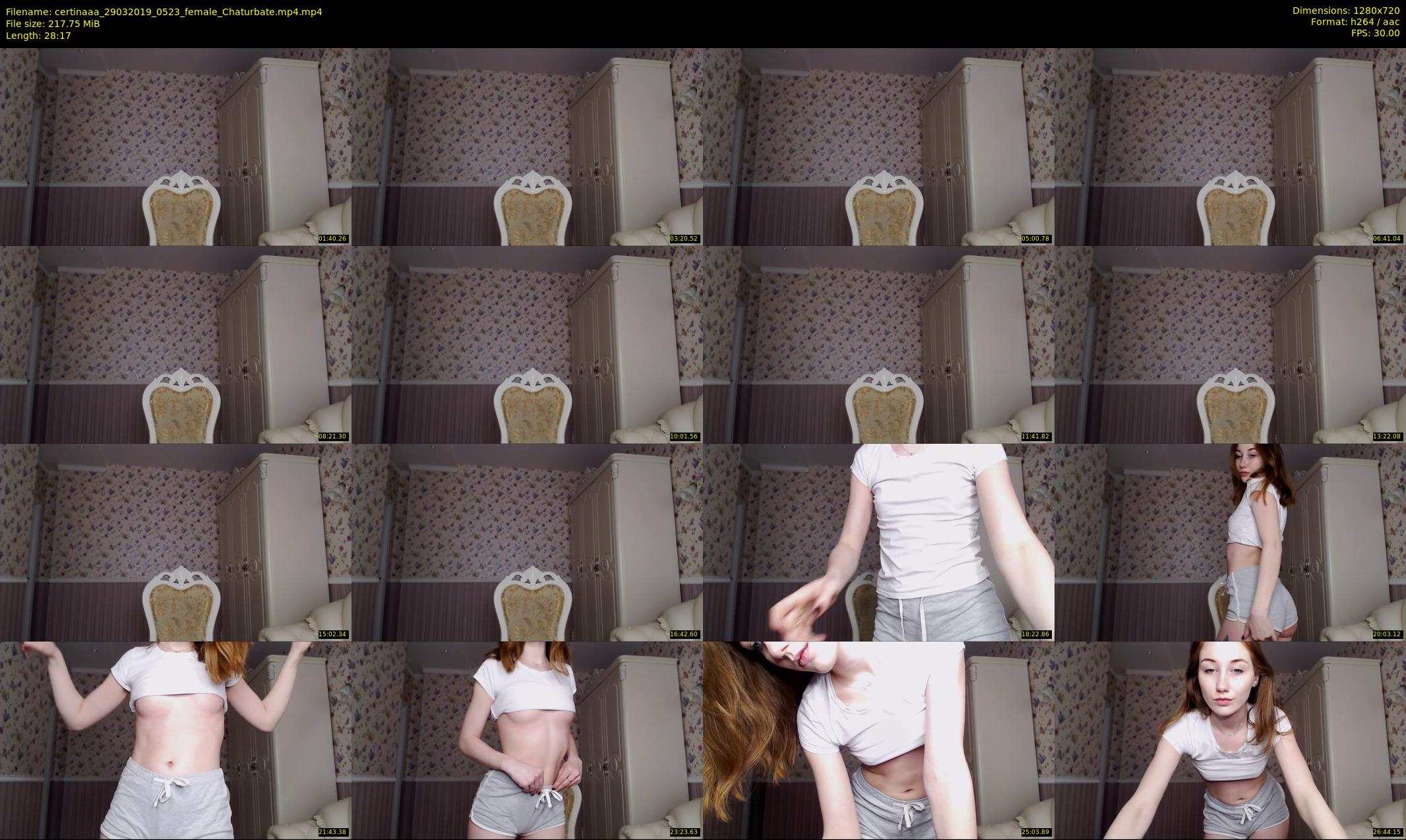 certinaaa — 29 minute Chaturbate female cam show recording, 720p, Mar 29, 2019