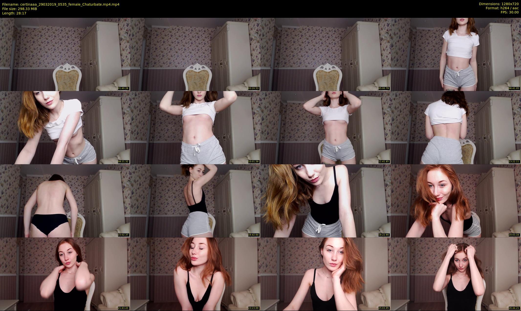 certinaaa — 29 minute Chaturbate female cam show recording, 720p, Mar 29, 2019