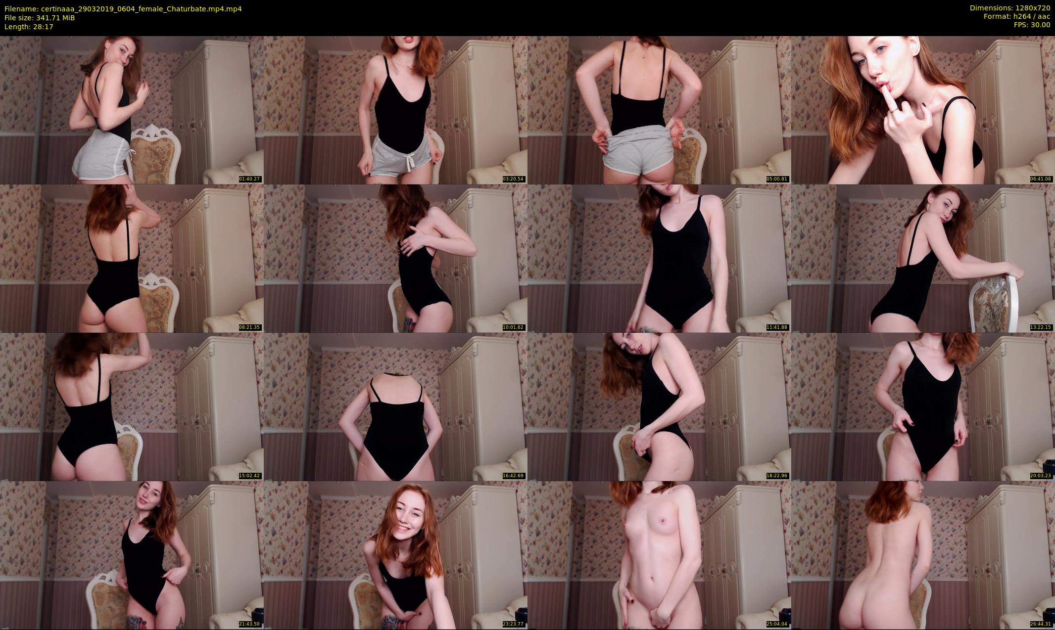 certinaaa — 29 minute Chaturbate female cam show recording, 720p, Mar 29, 2019