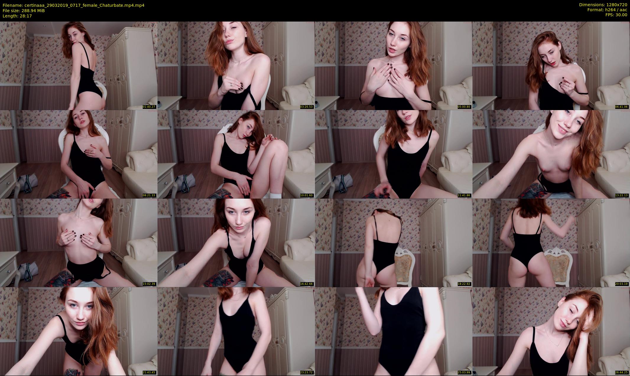 certinaaa — 29 minute Chaturbate female cam show recording, 720p, Mar 29, 2019