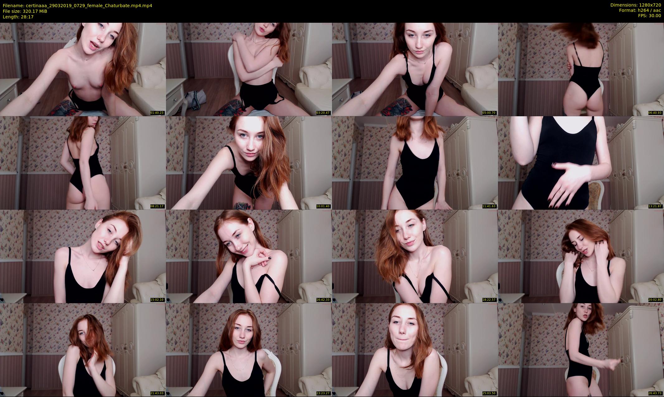 certinaaa — 29 minute Chaturbate female cam show recording, 720p, Mar 29, 2019