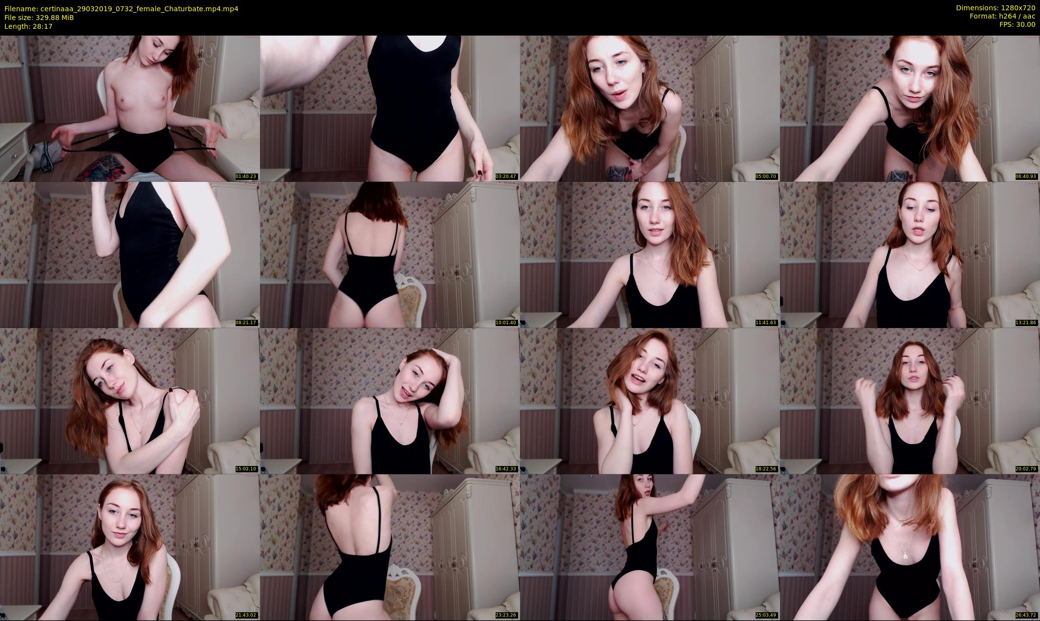 certinaaa — 29 minute Chaturbate female cam show recording, 720p, Mar 29, 2019