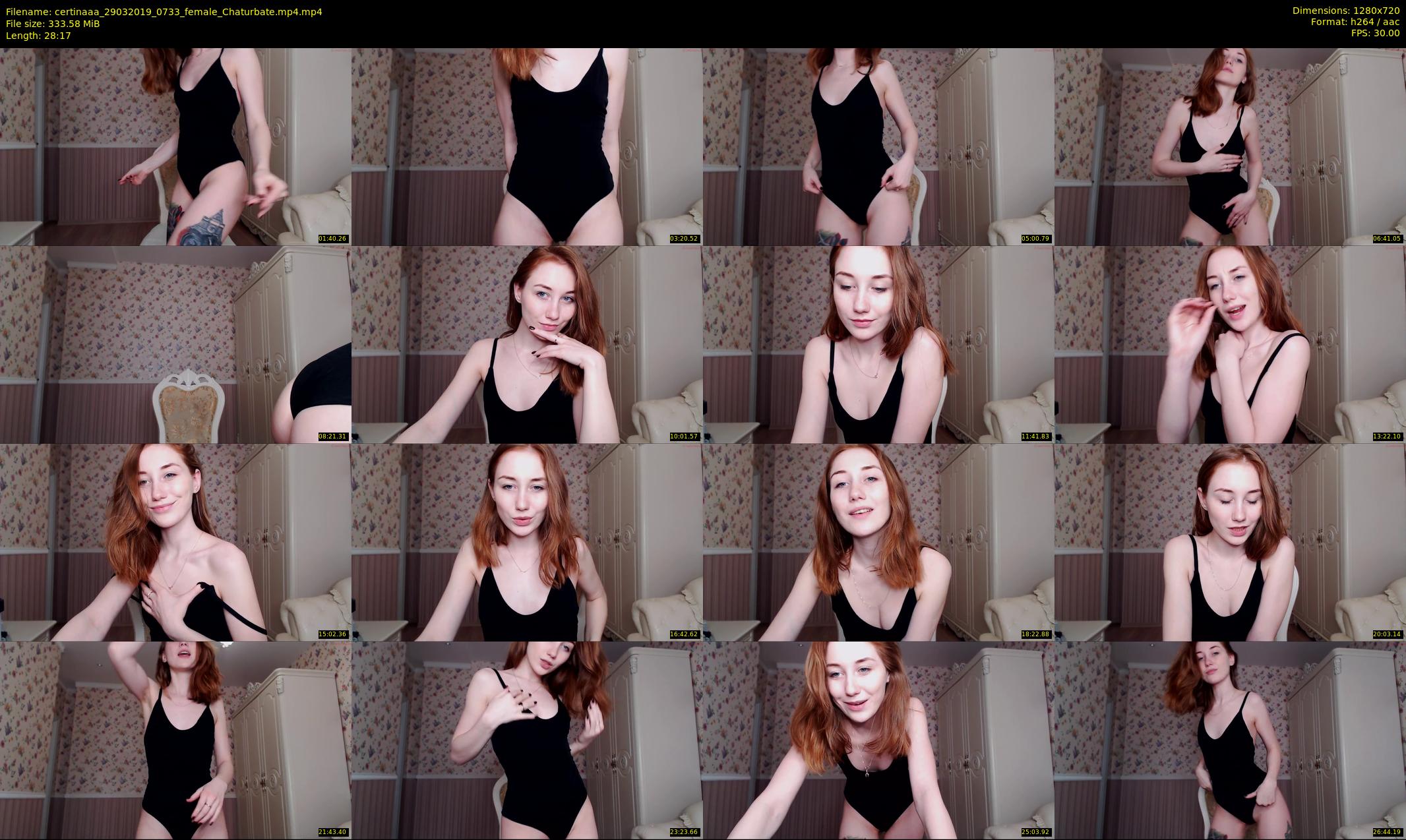 certinaaa — 29 minute Chaturbate female cam show recording, 720p, Mar 29, 2019