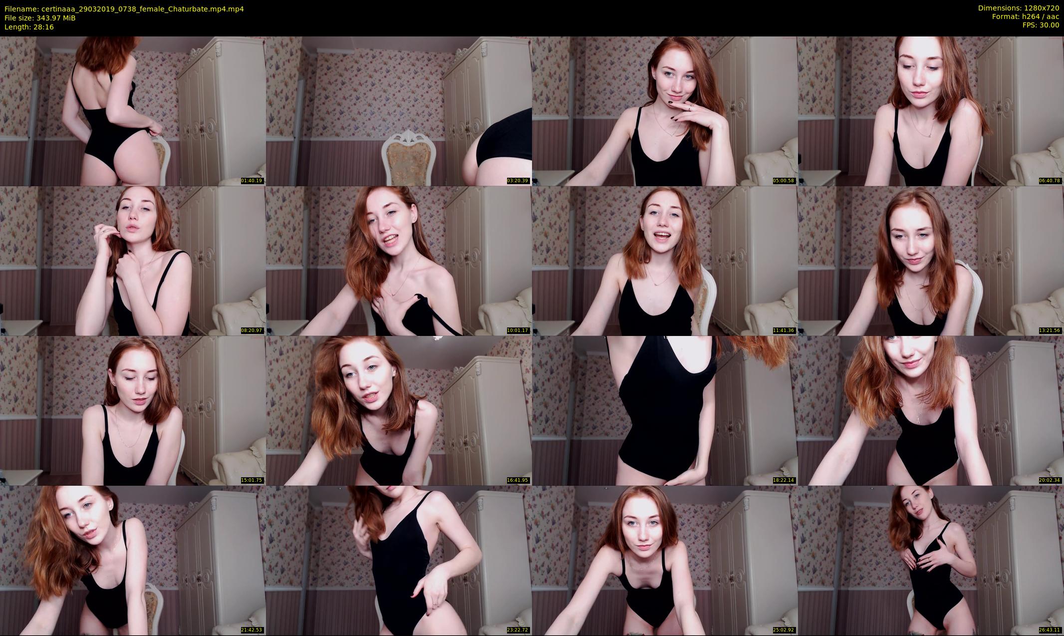 certinaaa — 29 minute Chaturbate female cam show recording, 720p, Mar 29, 2019