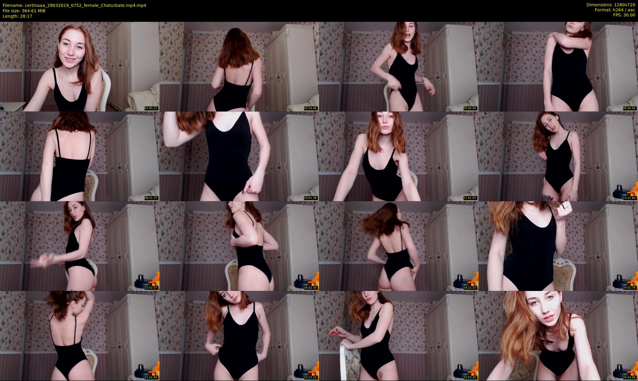 certinaaa — 29 minute Chaturbate female cam show recording, 720p, Mar 29, 2019