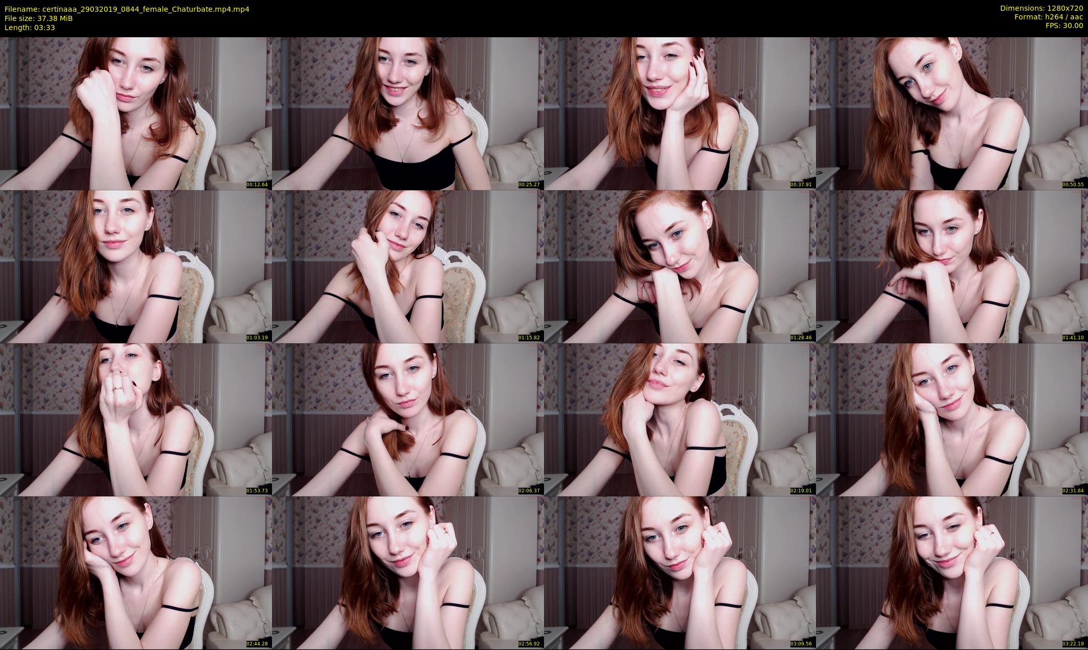 certinaaa — 4 minute Chaturbate female cam show recording, 720p, Mar 29, 2019