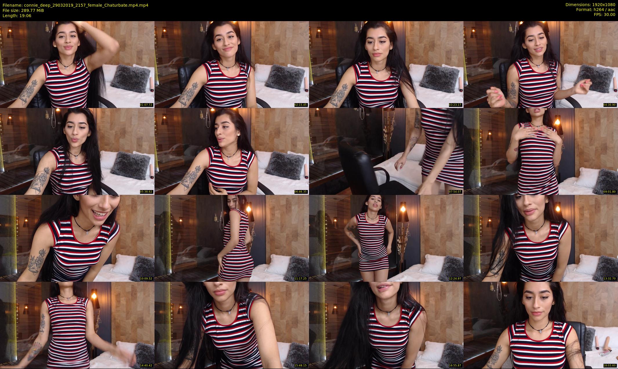 connie_deep — 20 minute Chaturbate female cam show recording, 1080p, Mar 29, 2019