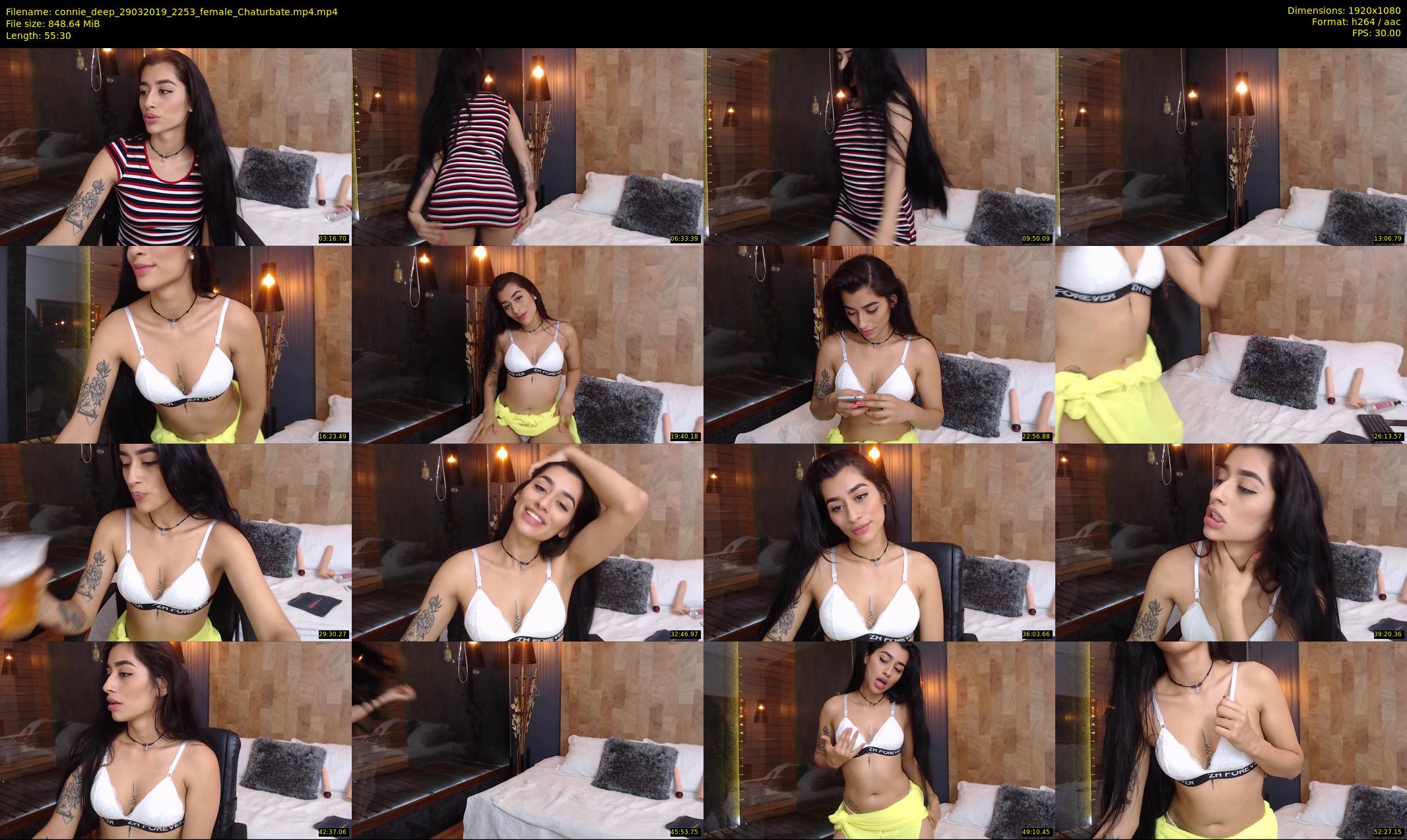 connie_deep — 56 minute Chaturbate female cam show recording, 1080p, Mar 29, 2019