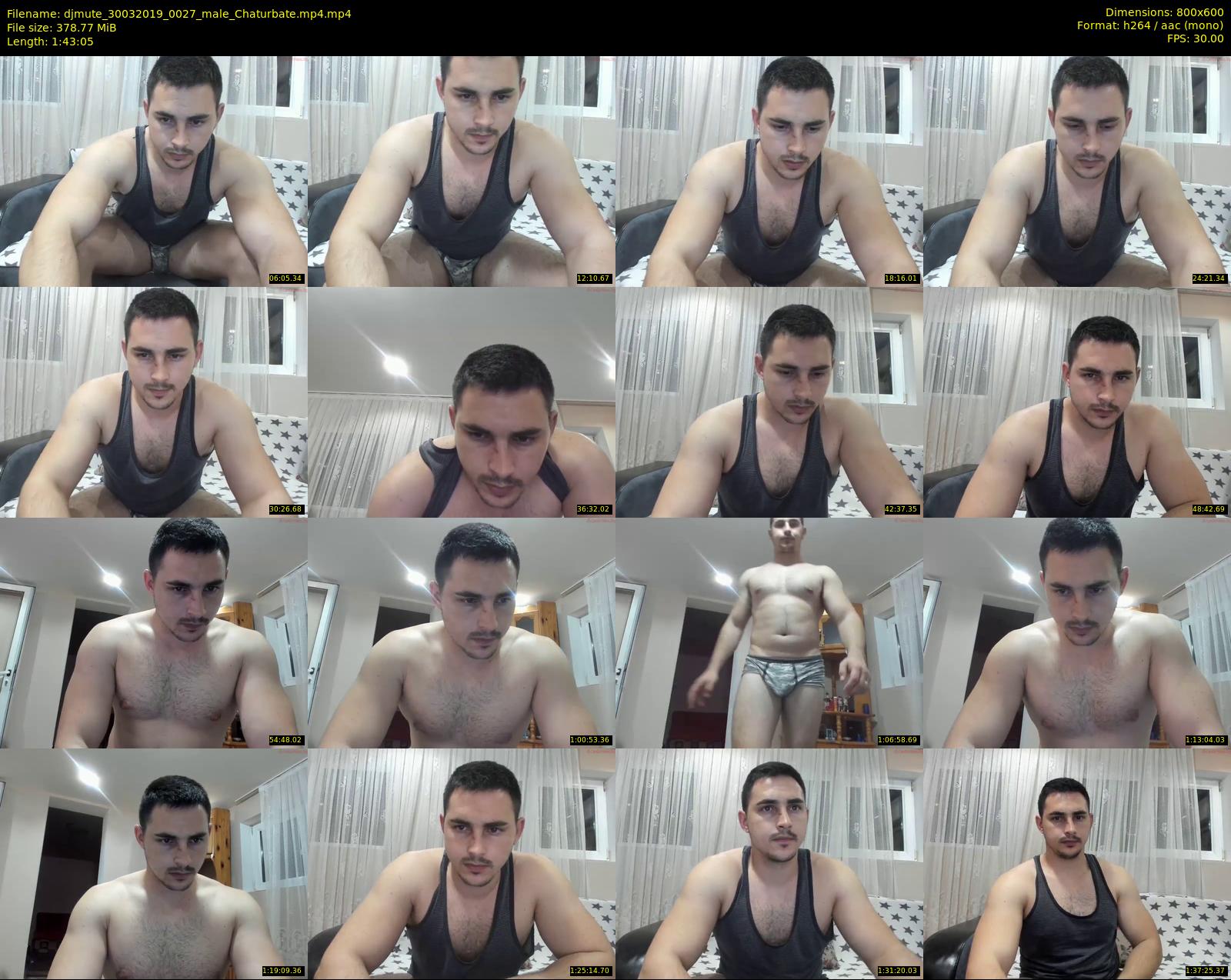 djmute — 104 minute Chaturbate male cam show recording, 480p, Mar 30, 2019