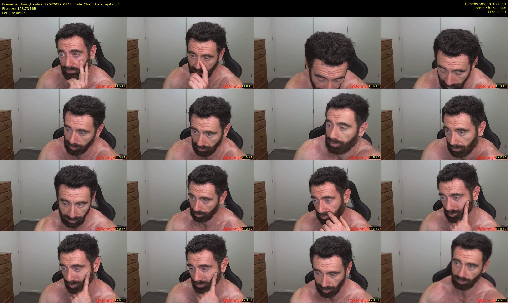 donnybasilisk — 7 minute Chaturbate male cam show recording, 1080p, Mar 29, 2019