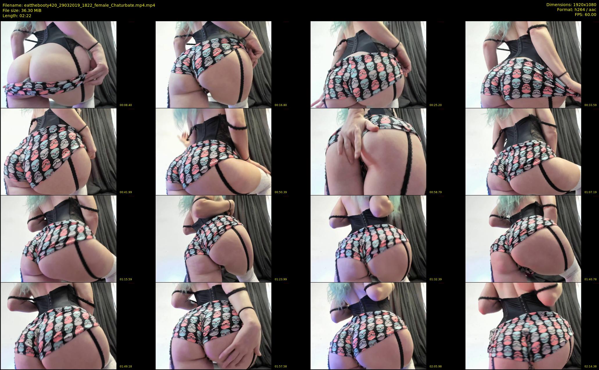 eatthebooty420 — 3 minute Chaturbate female cam show recording, 1080p, Mar 29, 2019