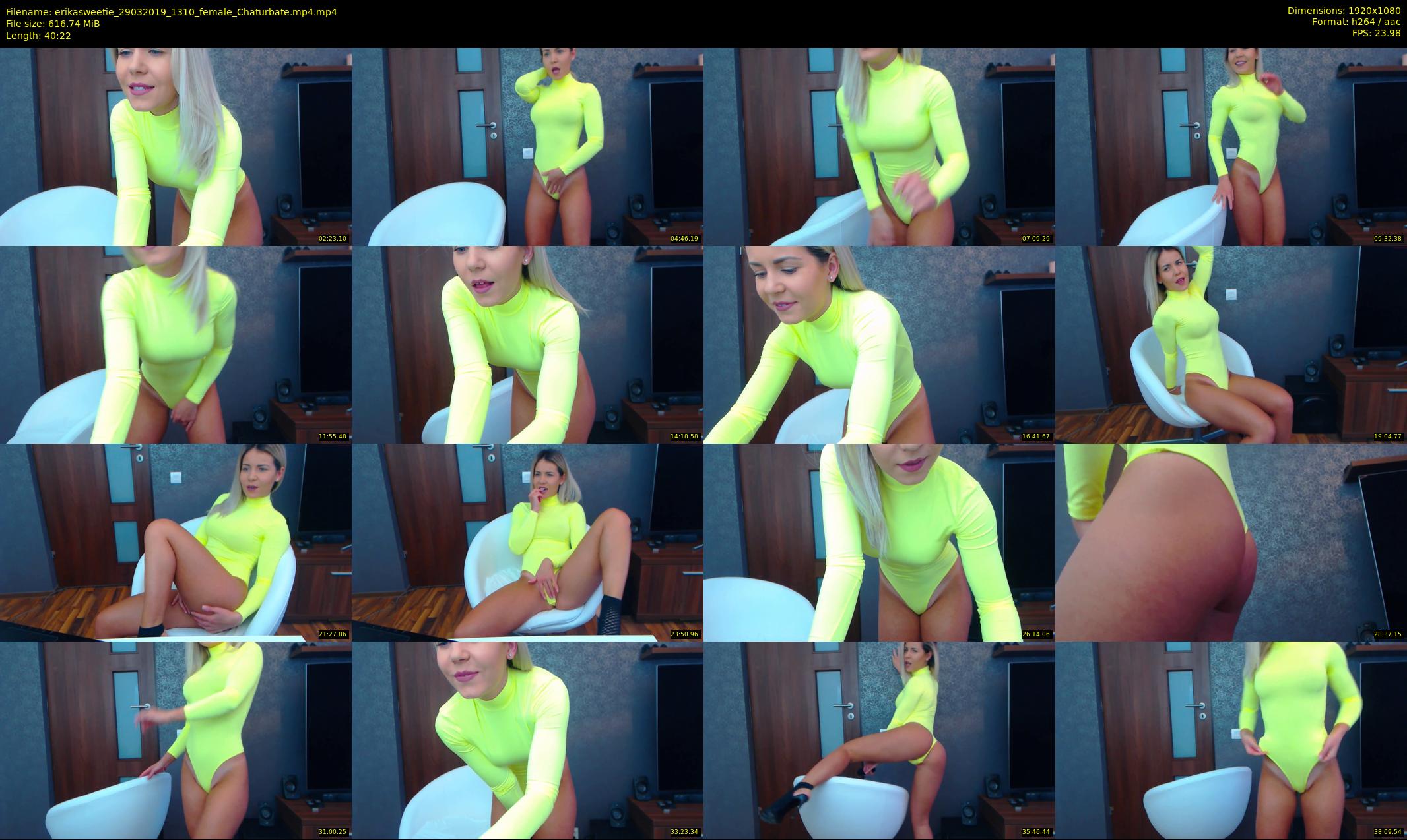 erikasweetie — 41 minute Chaturbate female cam show recording, 1080p, Mar 29, 2019