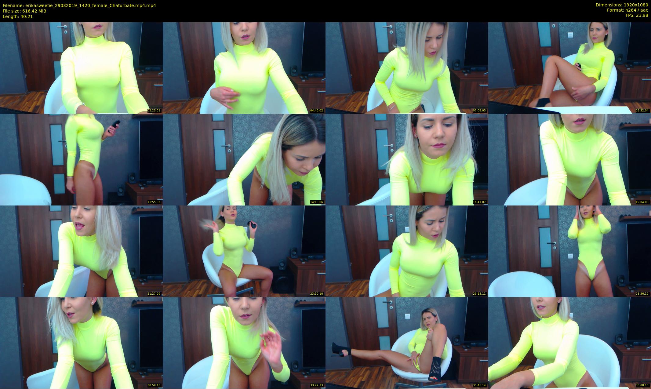 erikasweetie — 41 minute Chaturbate female cam show recording, 1080p, Mar 29, 2019