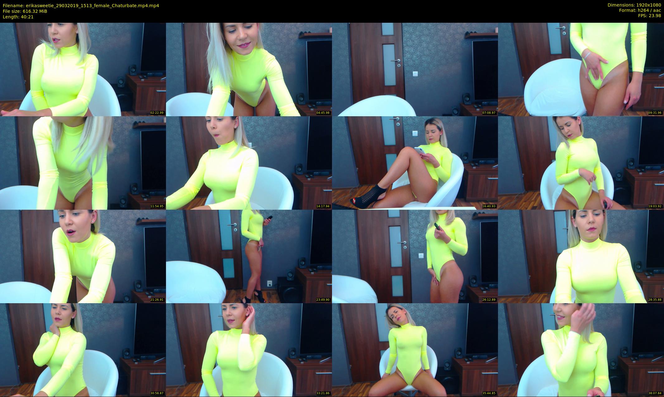 erikasweetie — 41 minute Chaturbate female cam show recording, 1080p, Mar 29, 2019