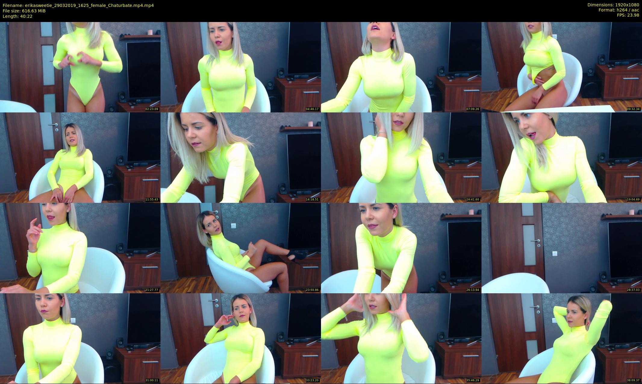 erikasweetie — 41 minute Chaturbate female cam show recording, 1080p, Mar 29, 2019