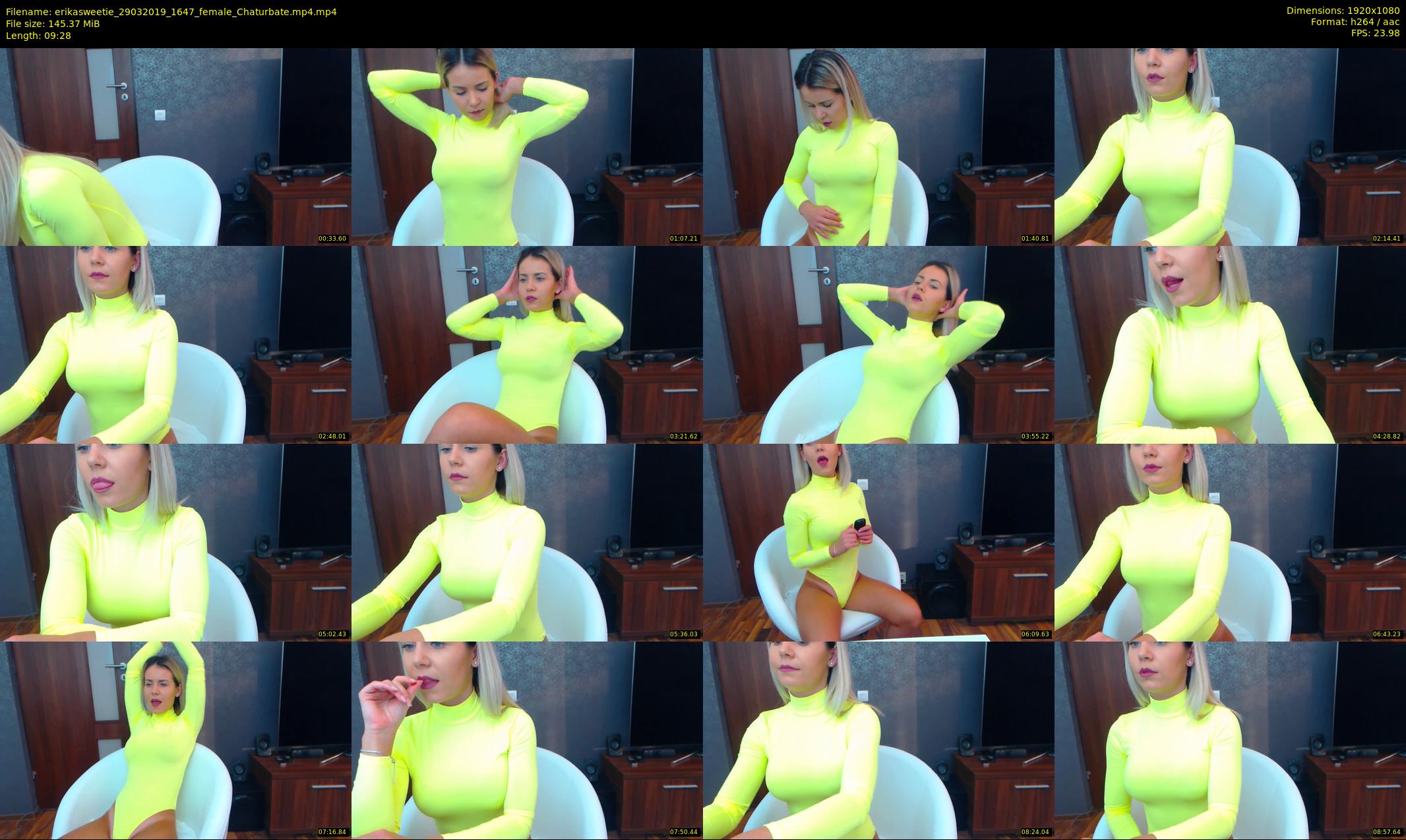 erikasweetie — 10 minute Chaturbate female cam show recording, 1080p, Mar 29, 2019