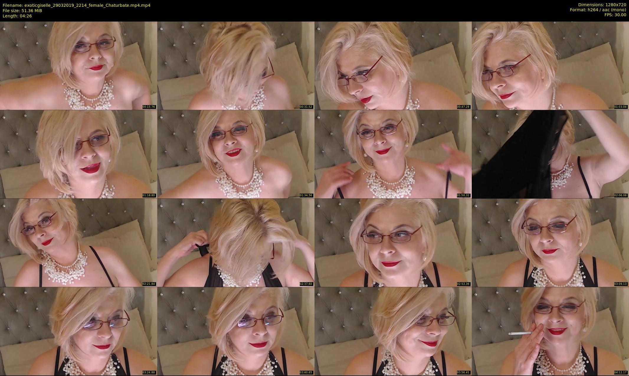 exoticgiselle — 5 minute Chaturbate female cam show recording, 720p, Mar 29, 2019