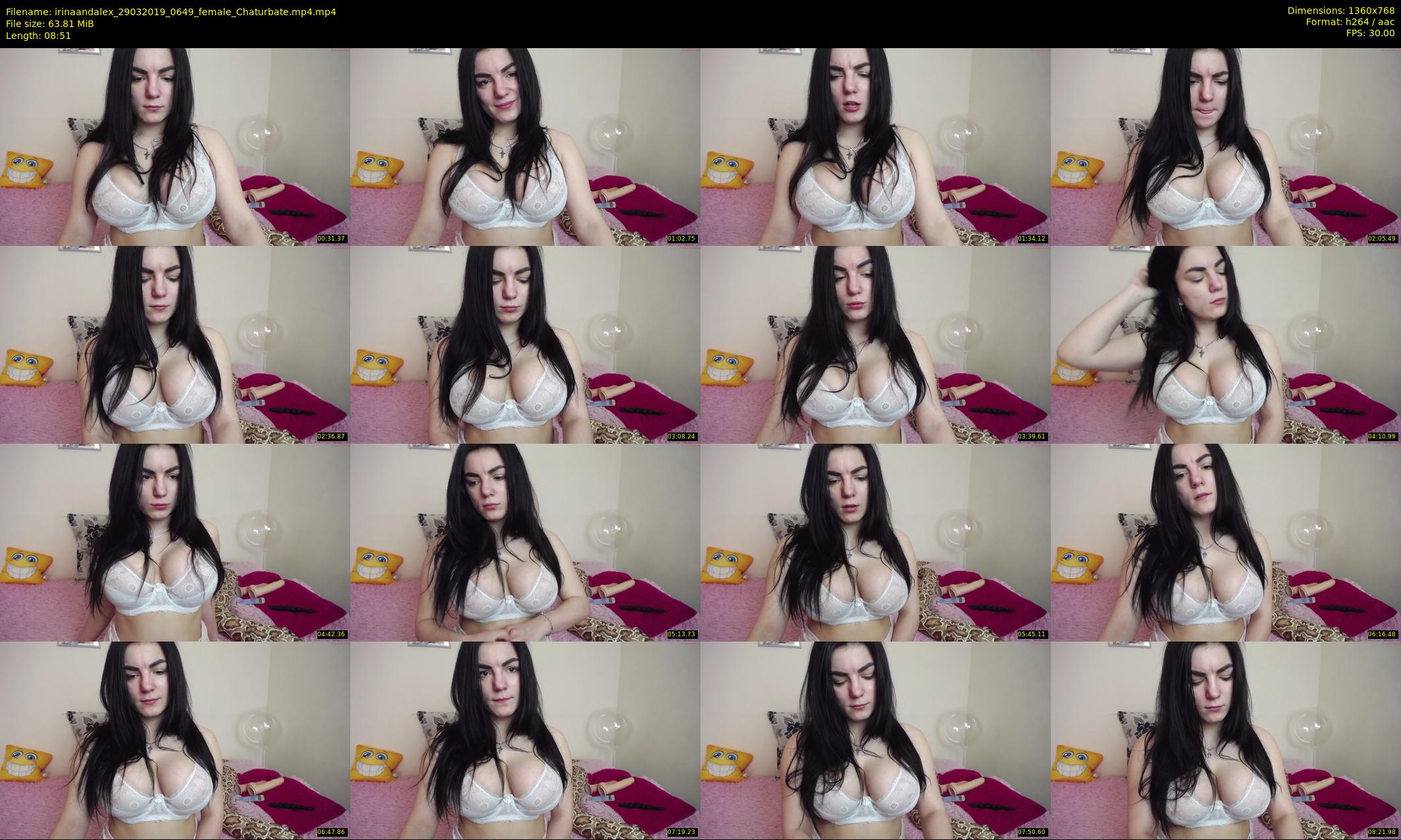 irinaandalex — 9 minute Chaturbate couple cam show recording, 720p, Mar 29, 2019
