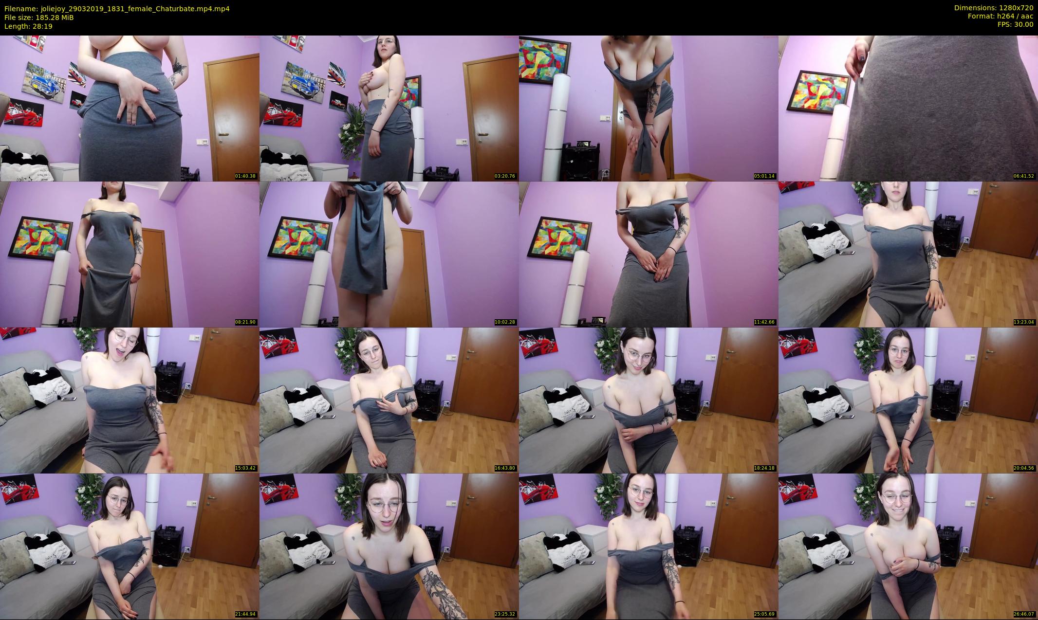 joliejoy — 29 minute Chaturbate female cam show recording, 720p, Mar 29, 2019