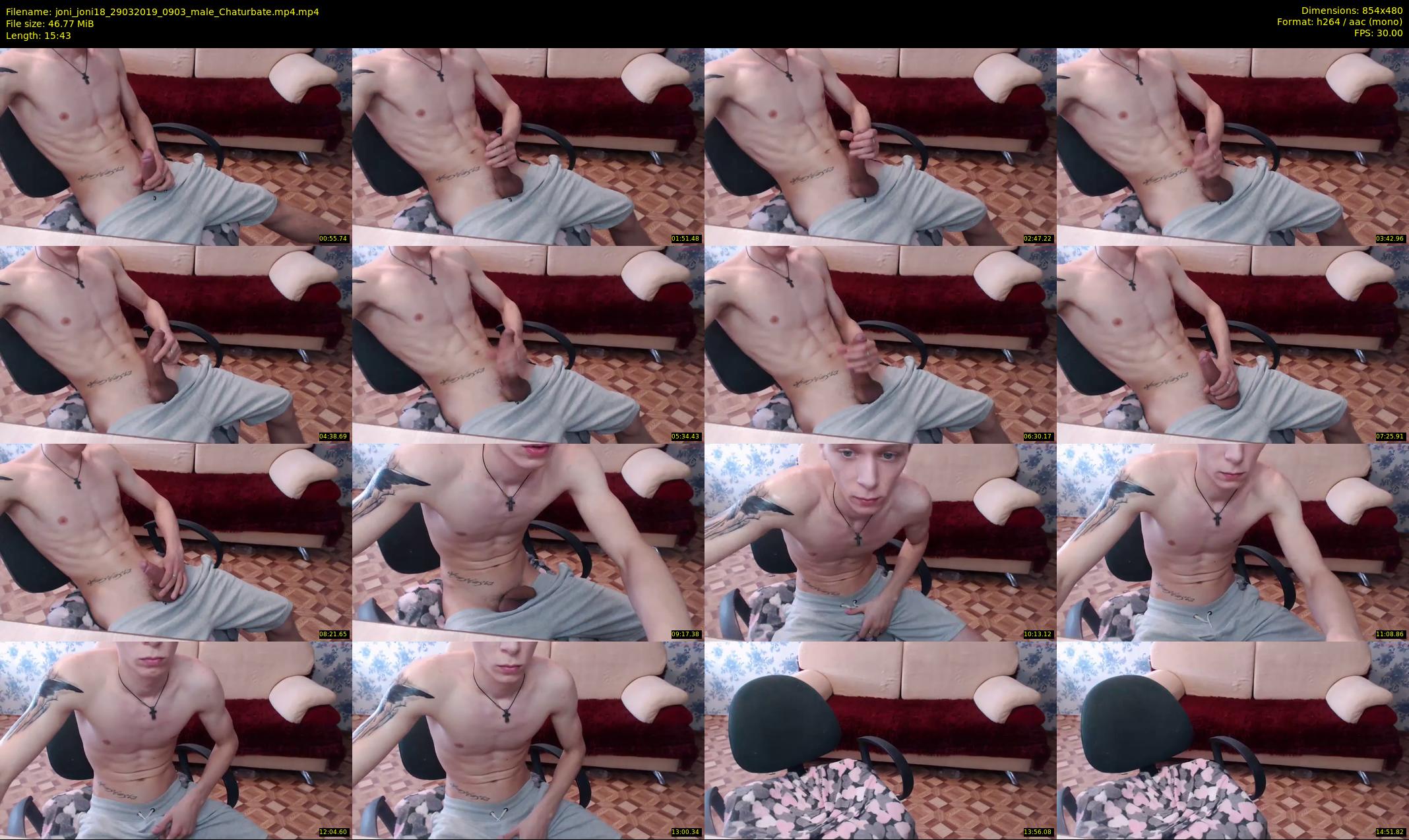 joni_joni18 — 16 minute Chaturbate male cam show recording, 480p, Mar 29, 2019