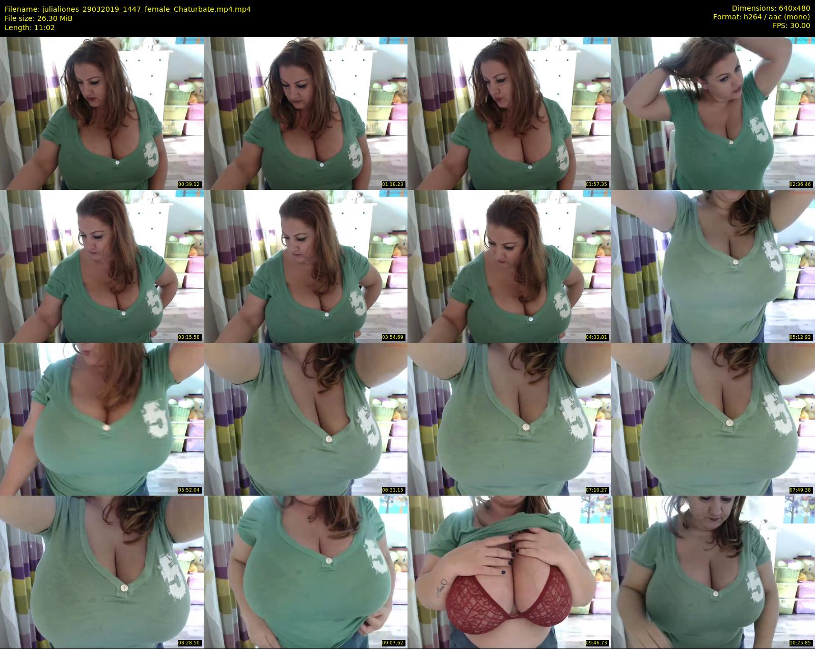 julialiones — 12 minute Chaturbate female cam show recording, 480p, Mar 29, 2019