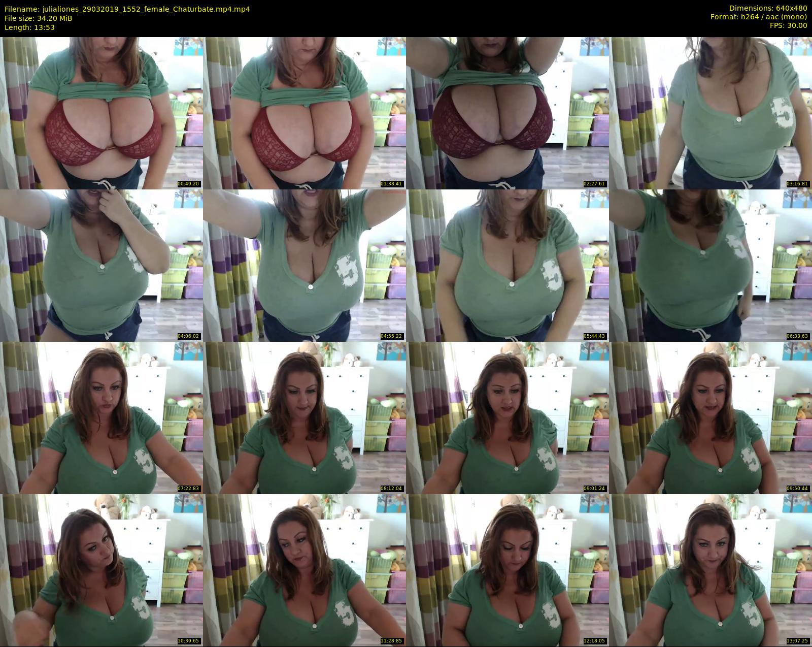 julialiones — 14 minute Chaturbate female cam show recording, 480p, Mar 29, 2019