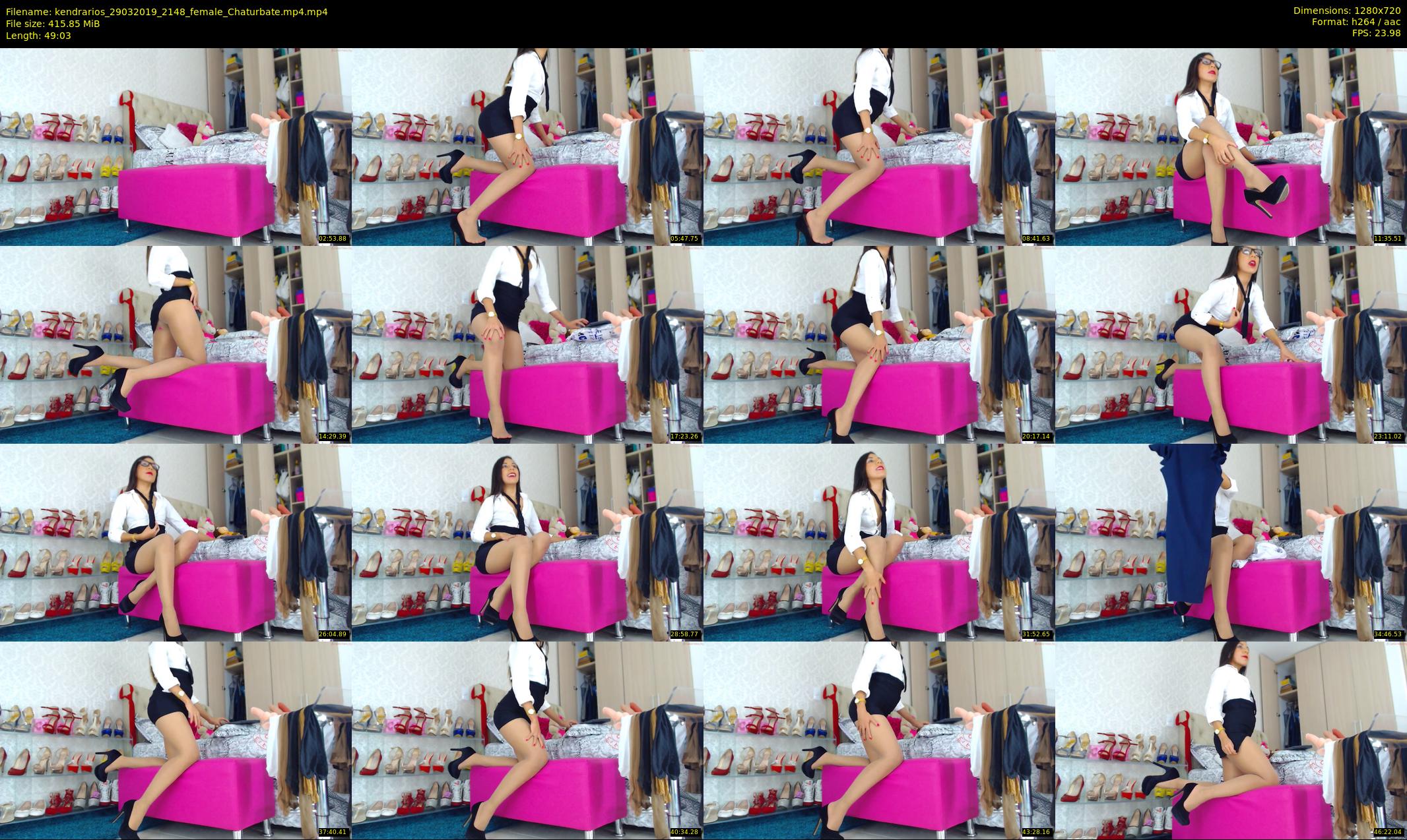 kendrarios — 50 minute Chaturbate female cam show recording, 720p, Mar 29, 2019