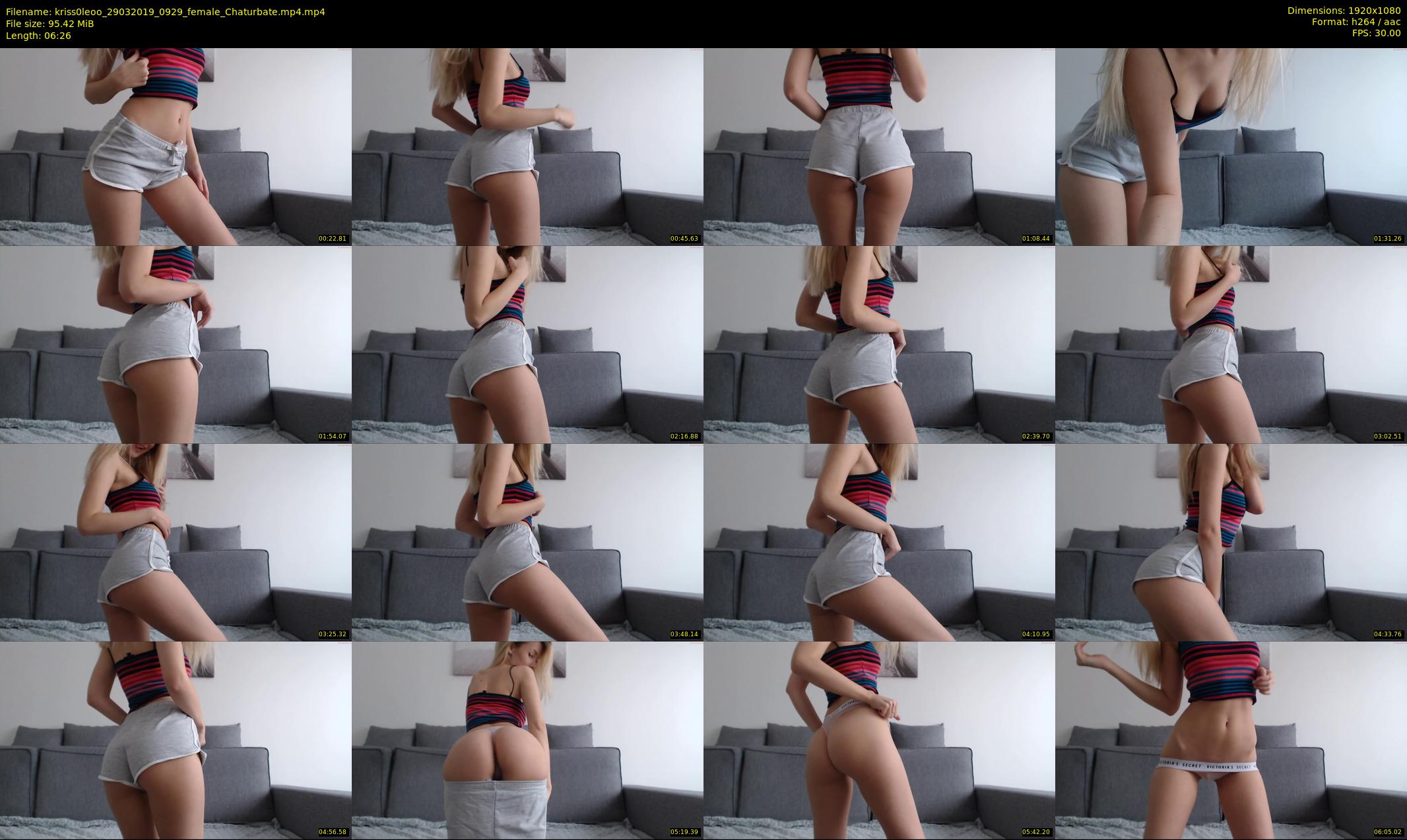 kriss0leoo — 7 minute Chaturbate couple cam show recording, 1080p, Mar 29, 2019
