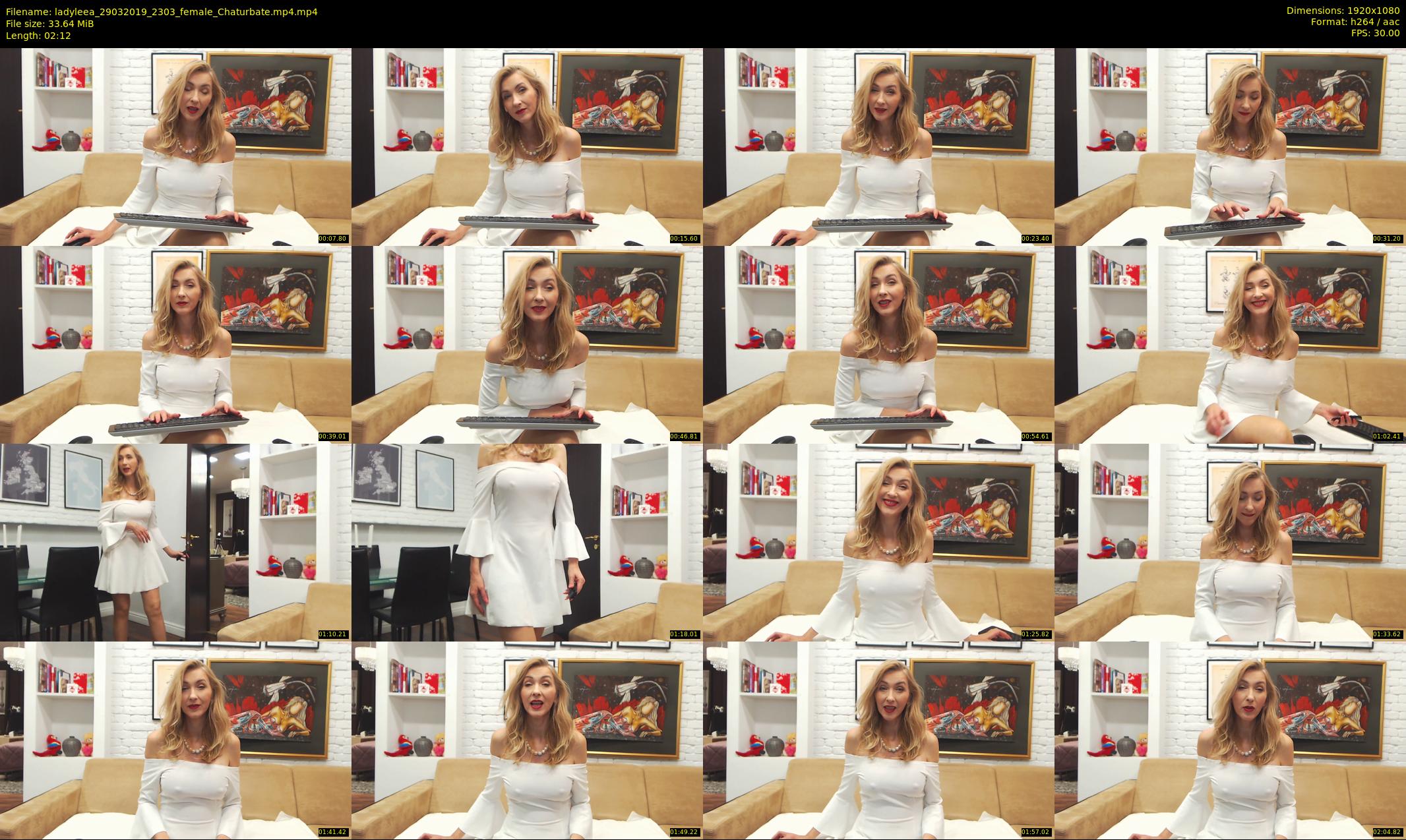 ladyleea — 3 minute Chaturbate female cam show recording, 1080p, Mar 29, 2019