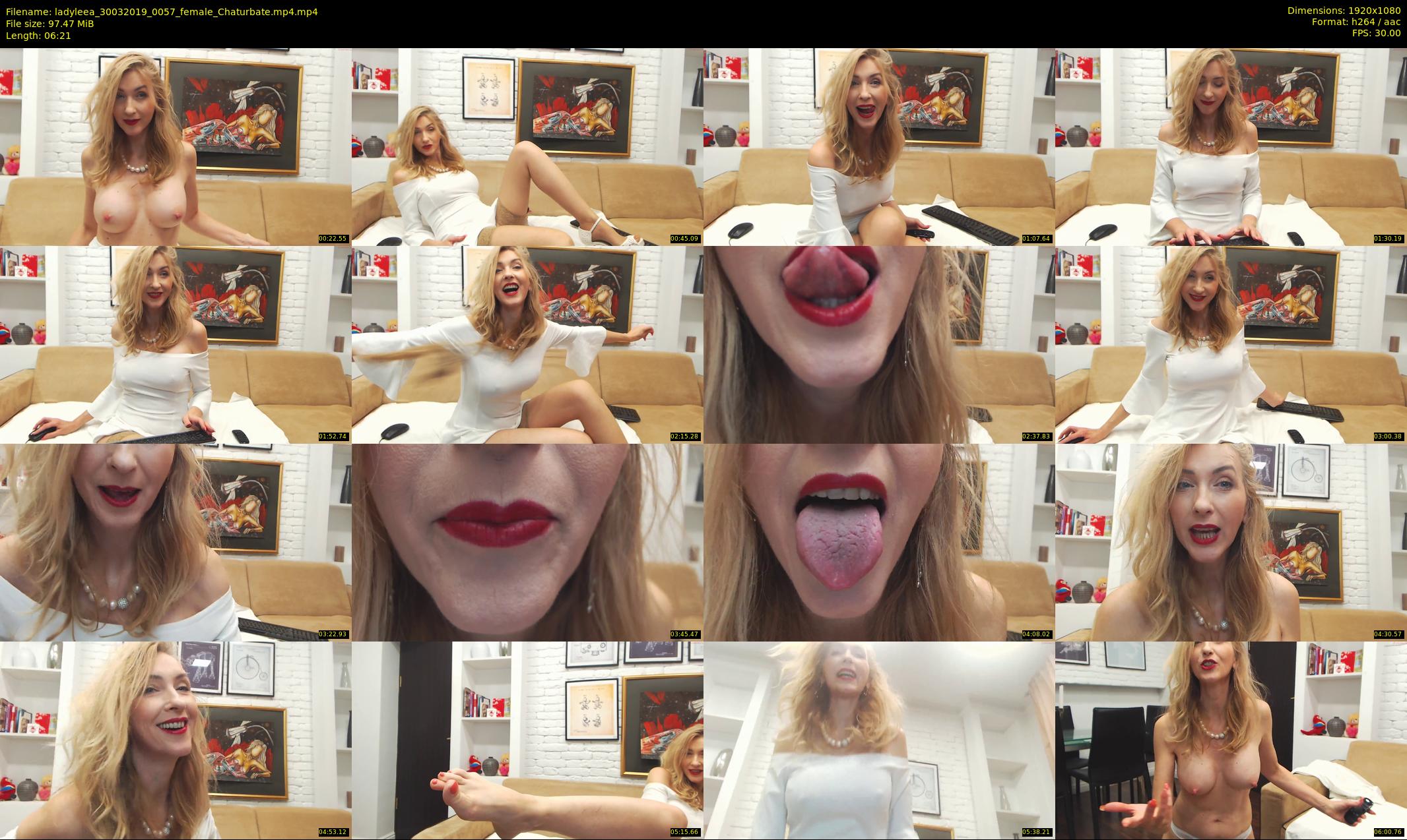ladyleea — 7 minute Chaturbate female cam show recording, 1080p, Mar 30, 2019