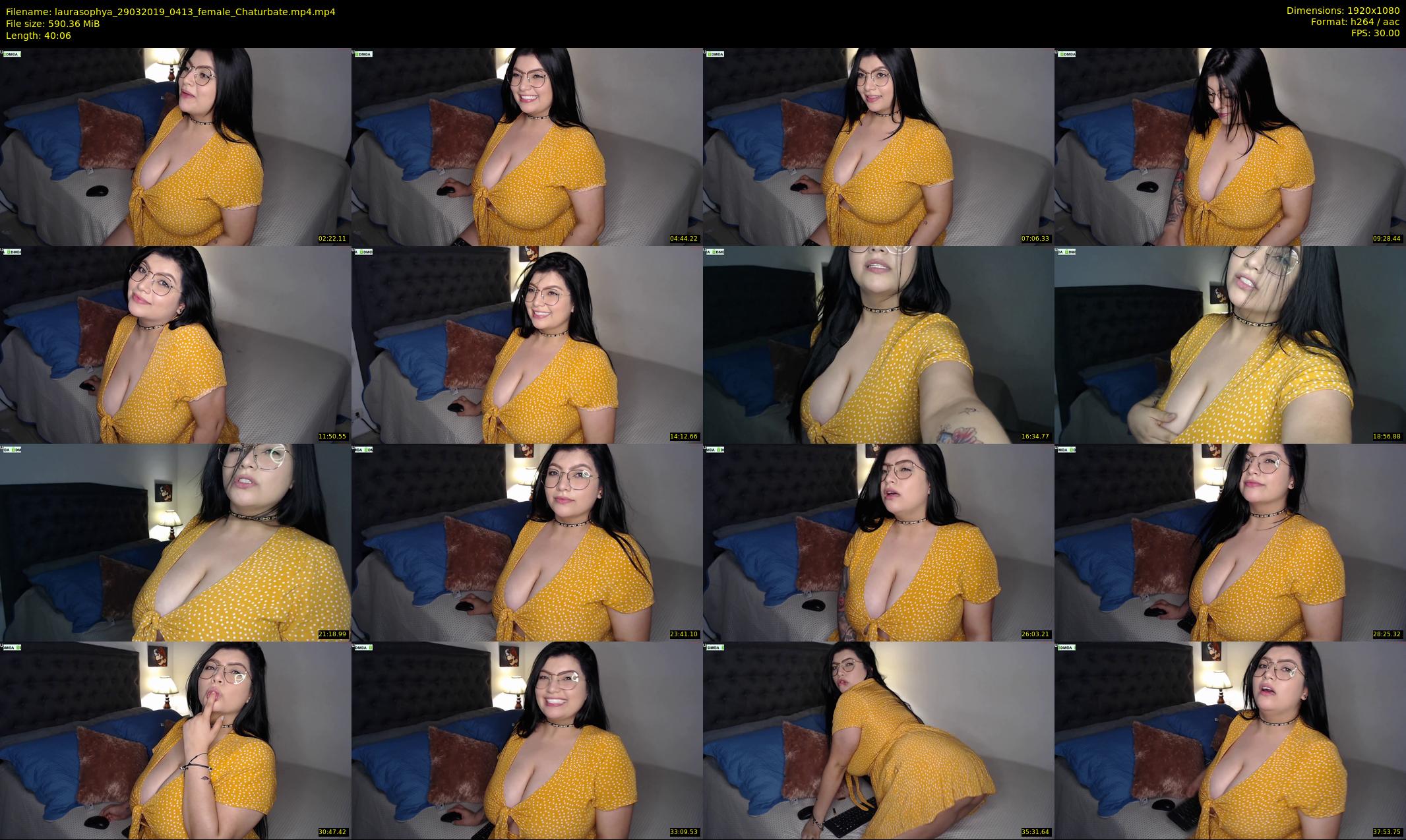laurasophya — 41 minute Chaturbate female cam show recording, 1080p, Mar 29, 2019
