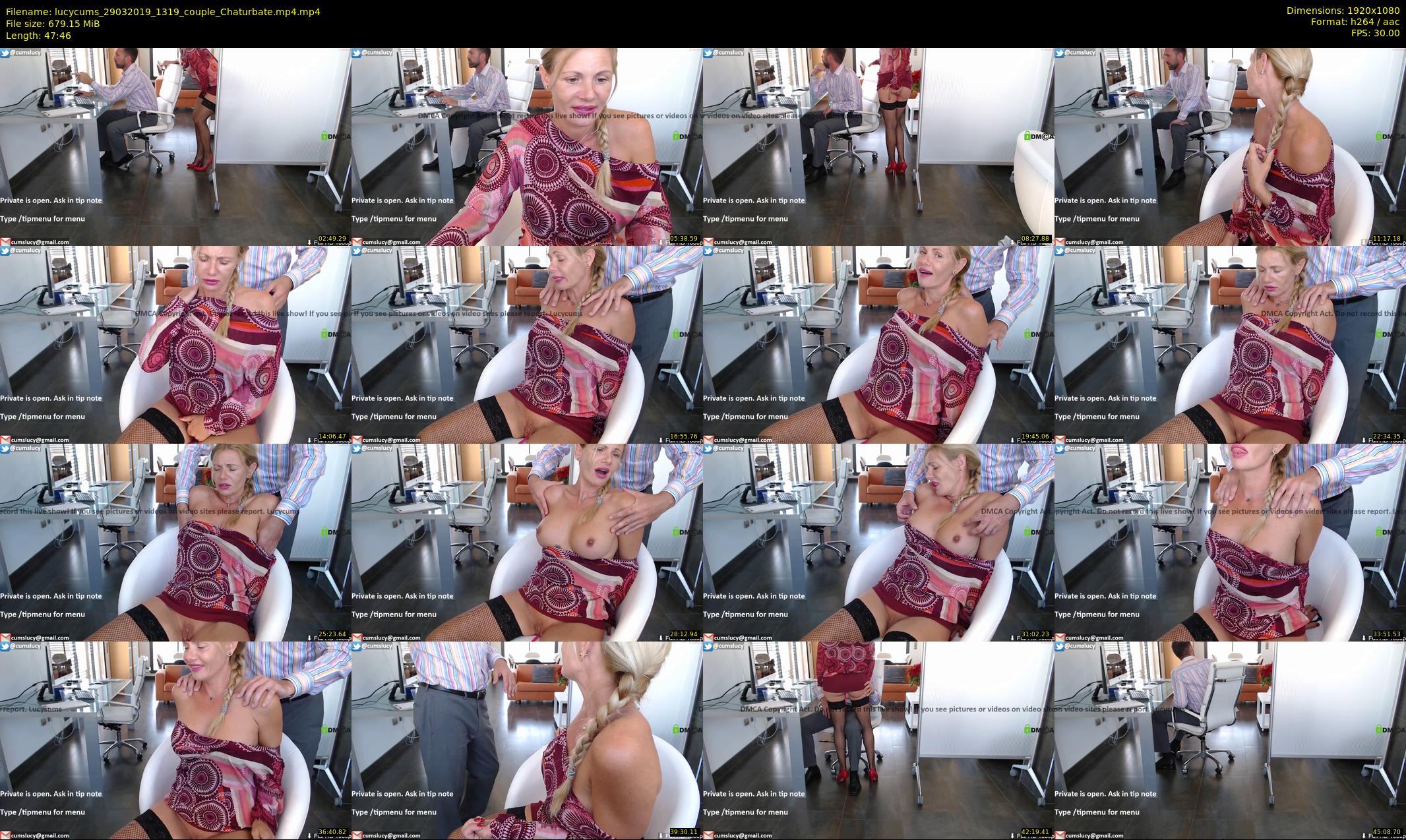 lucycums — 48 minute Chaturbate couple cam show recording, 1080p, Mar 29, 2019