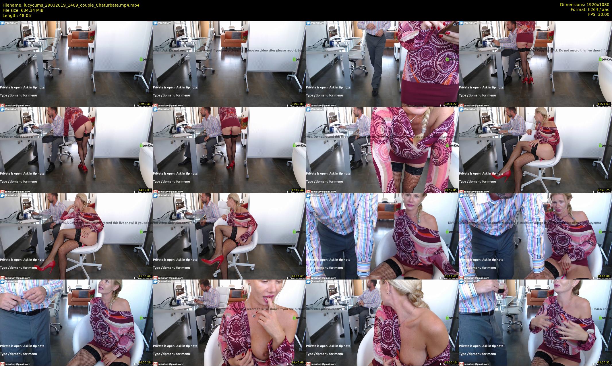 lucycums — 49 minute Chaturbate couple cam show recording, 1080p, Mar 29, 2019