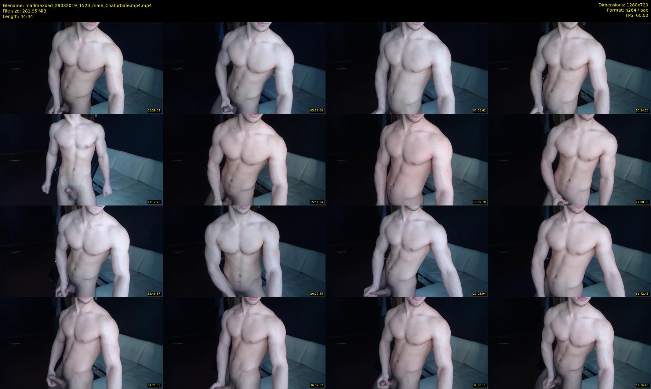 madmaxbad — 45 minute Chaturbate male cam show recording, 720p, Mar 29, 2019