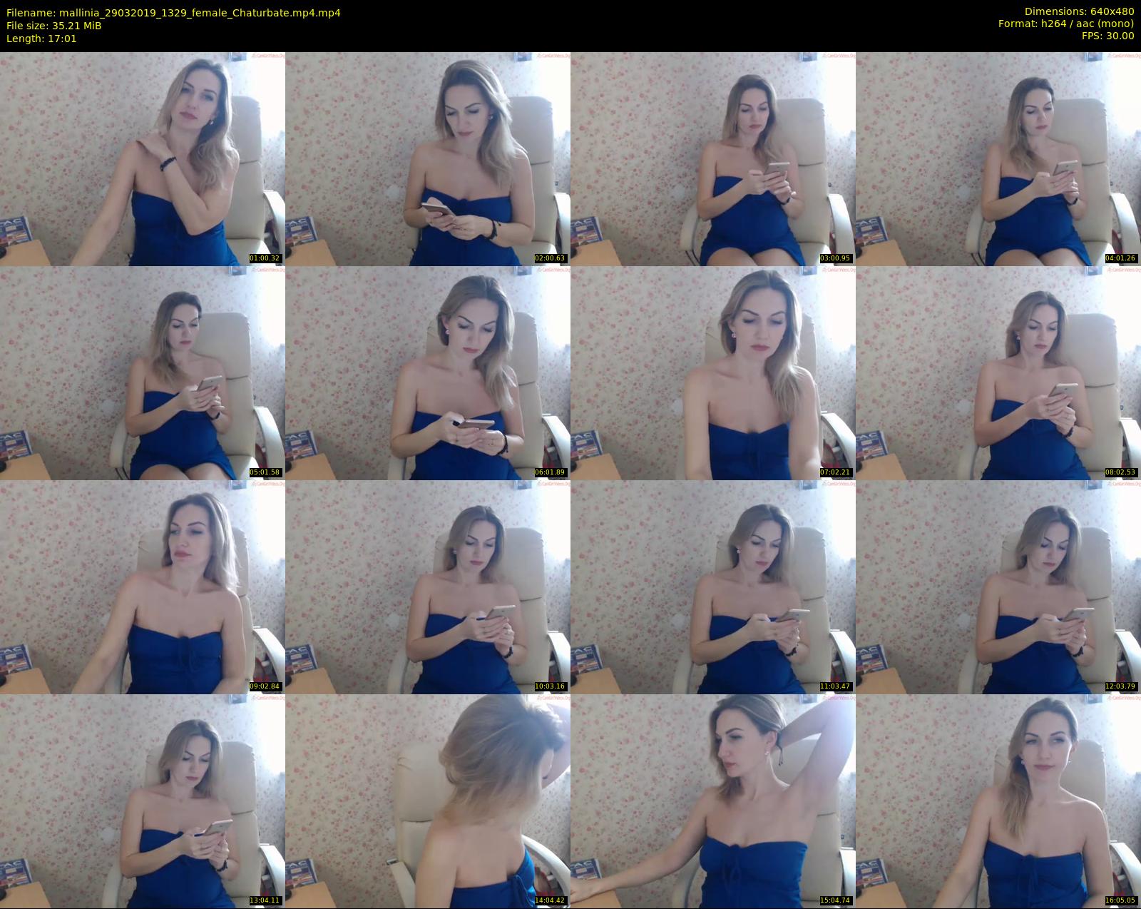 mallinia — 18 minute Chaturbate female cam show recording, 480p, Mar 29, 2019
