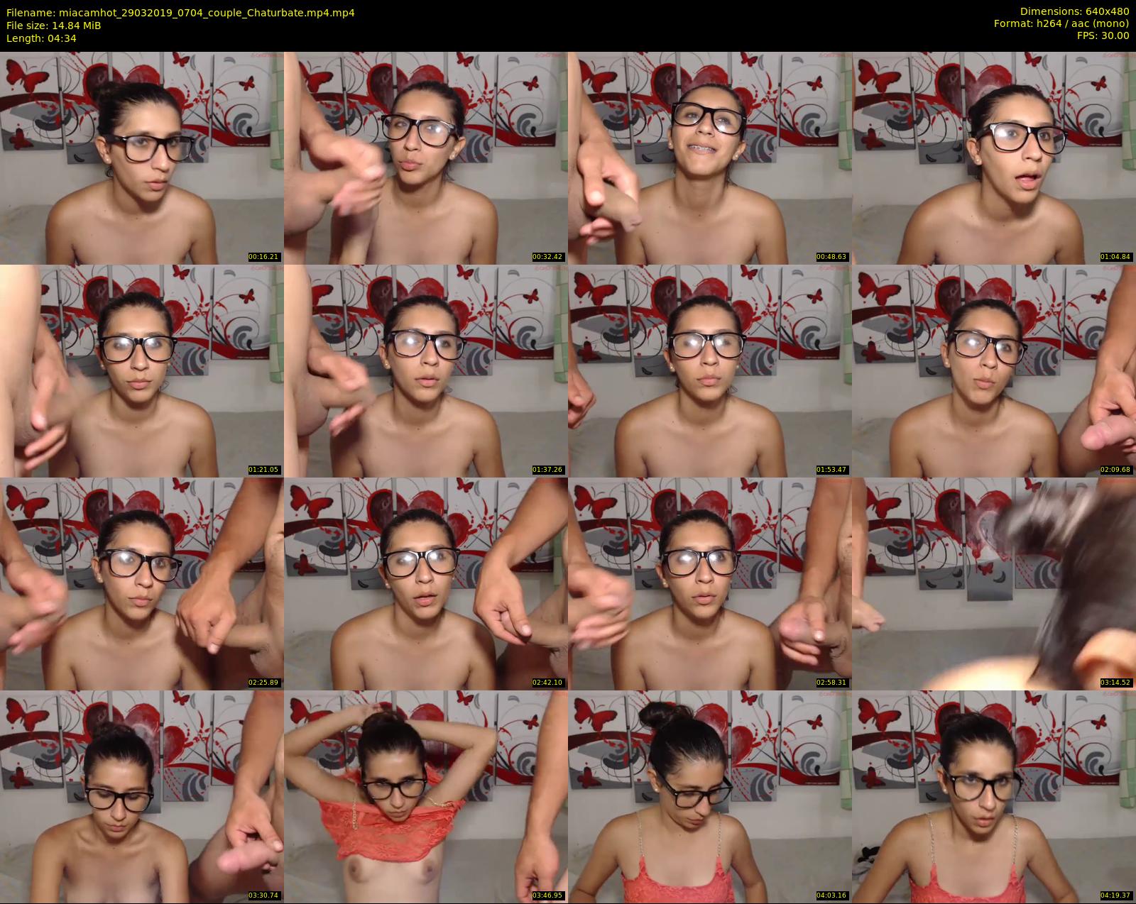 miacamhot — 5 minute Chaturbate couple cam show recording, 480p, Mar 29, 2019