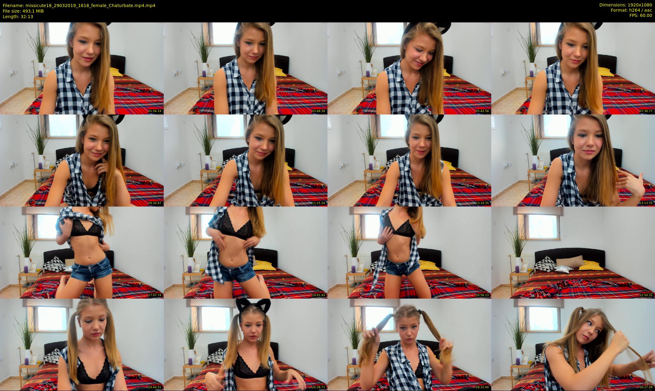 missicute18 — 33 minute Chaturbate female cam show recording, 1080p, Mar 29, 2019