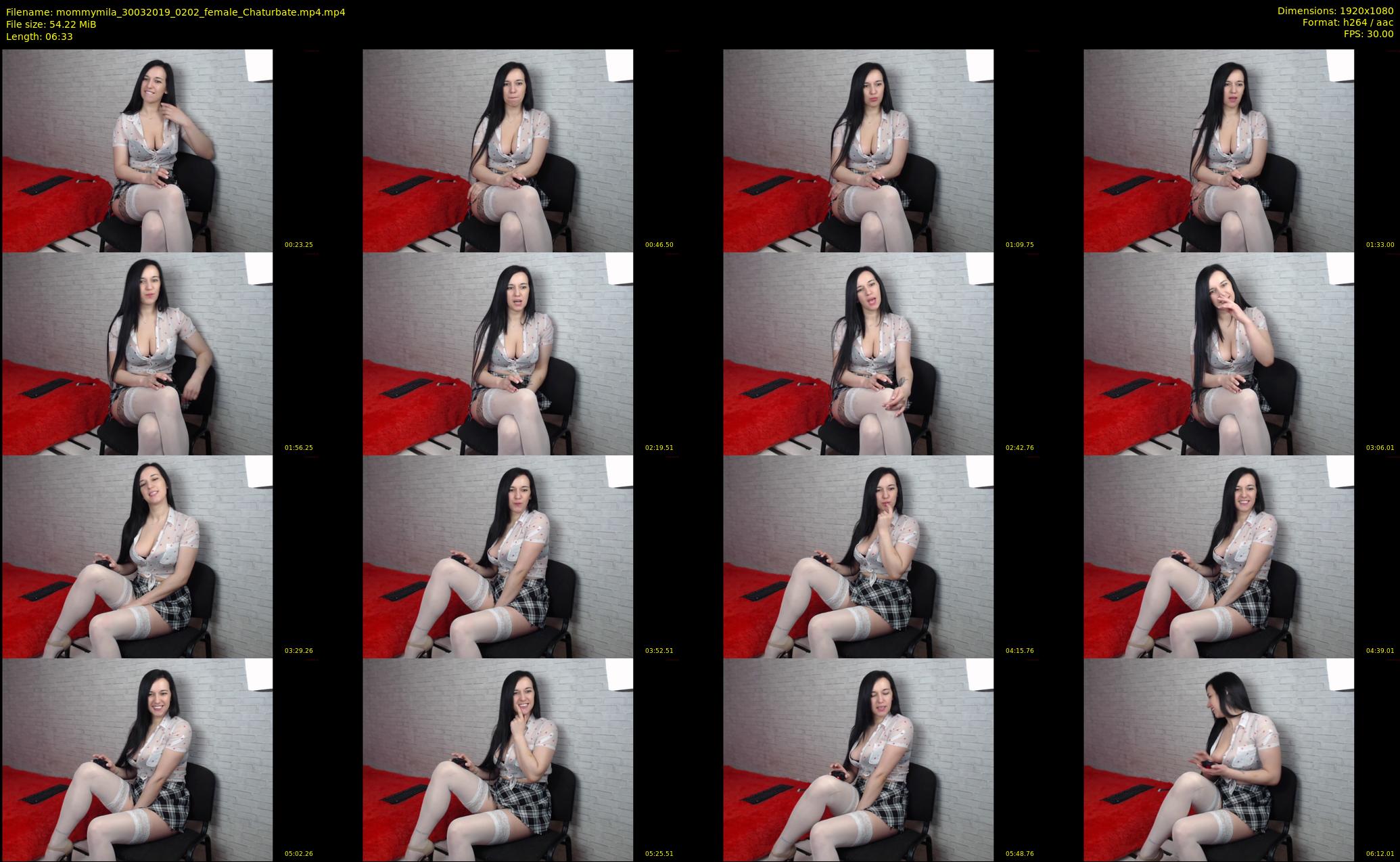 mommymila — 7 minute Chaturbate female cam show recording, 1080p, Mar 30, 2019