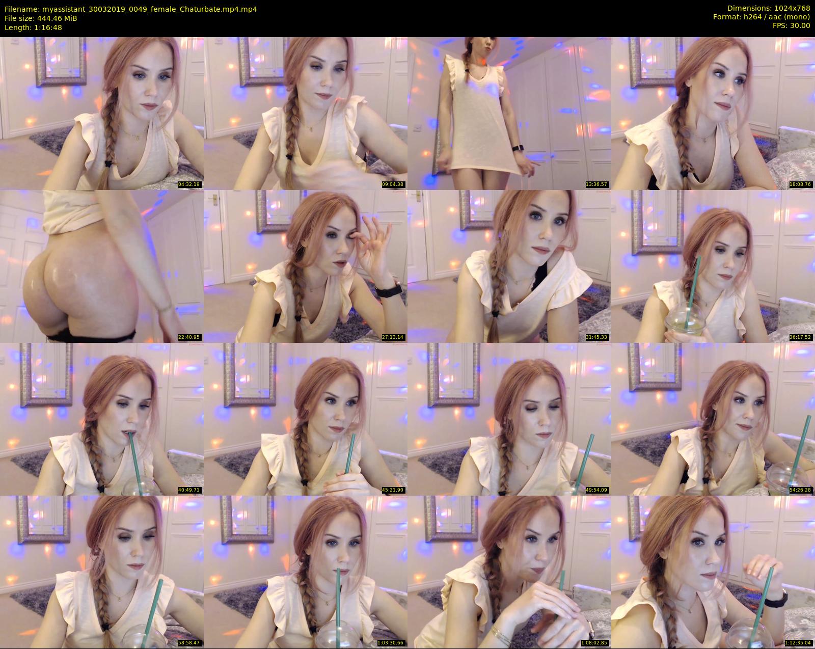 myassistant — 77 minute Chaturbate female cam show recording, 720p, Mar 30, 2019