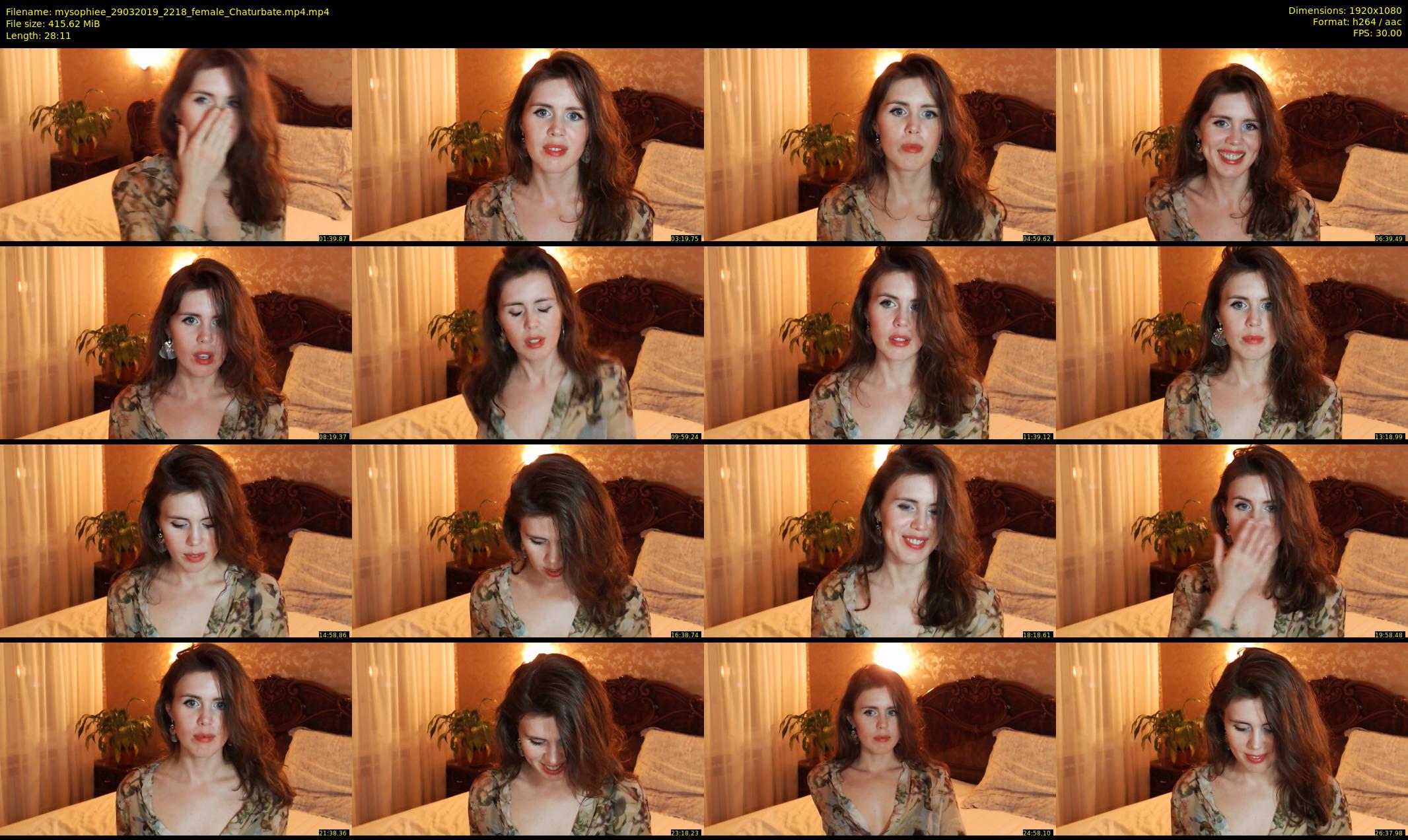 mysophiee — 29 minute Chaturbate female cam show recording, 1080p, Mar 29, 2019