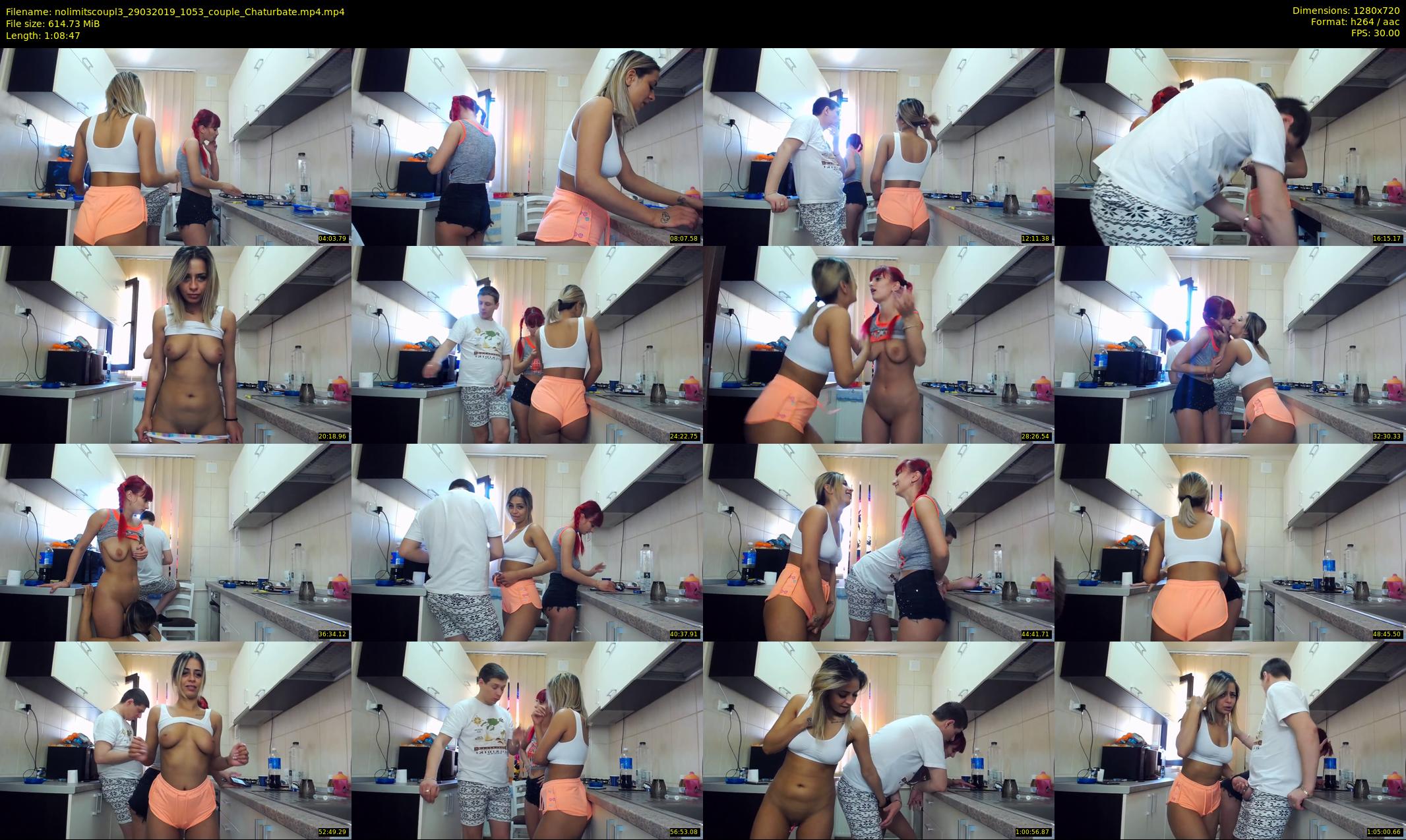 nolimitscoupl3 — 69 minute Chaturbate couple cam show recording, 720p, Mar 29, 2019